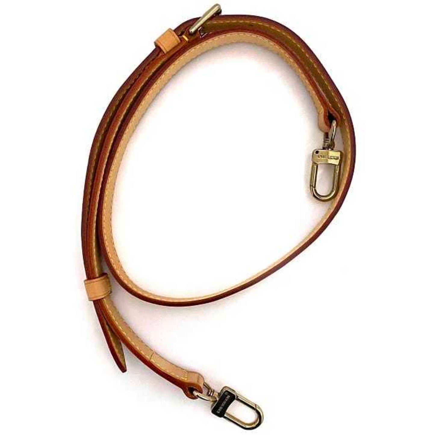 Leather Bandouliere de Sac with Slight Scratches and Stains