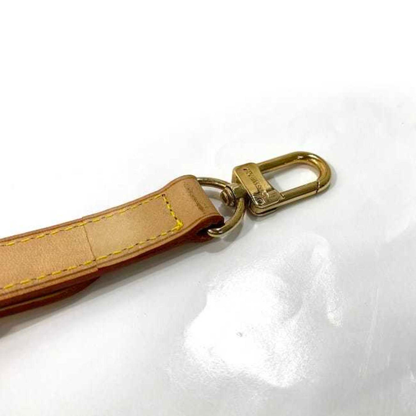 Leather Bandouliere de Sac with Slight Scratches and Stains