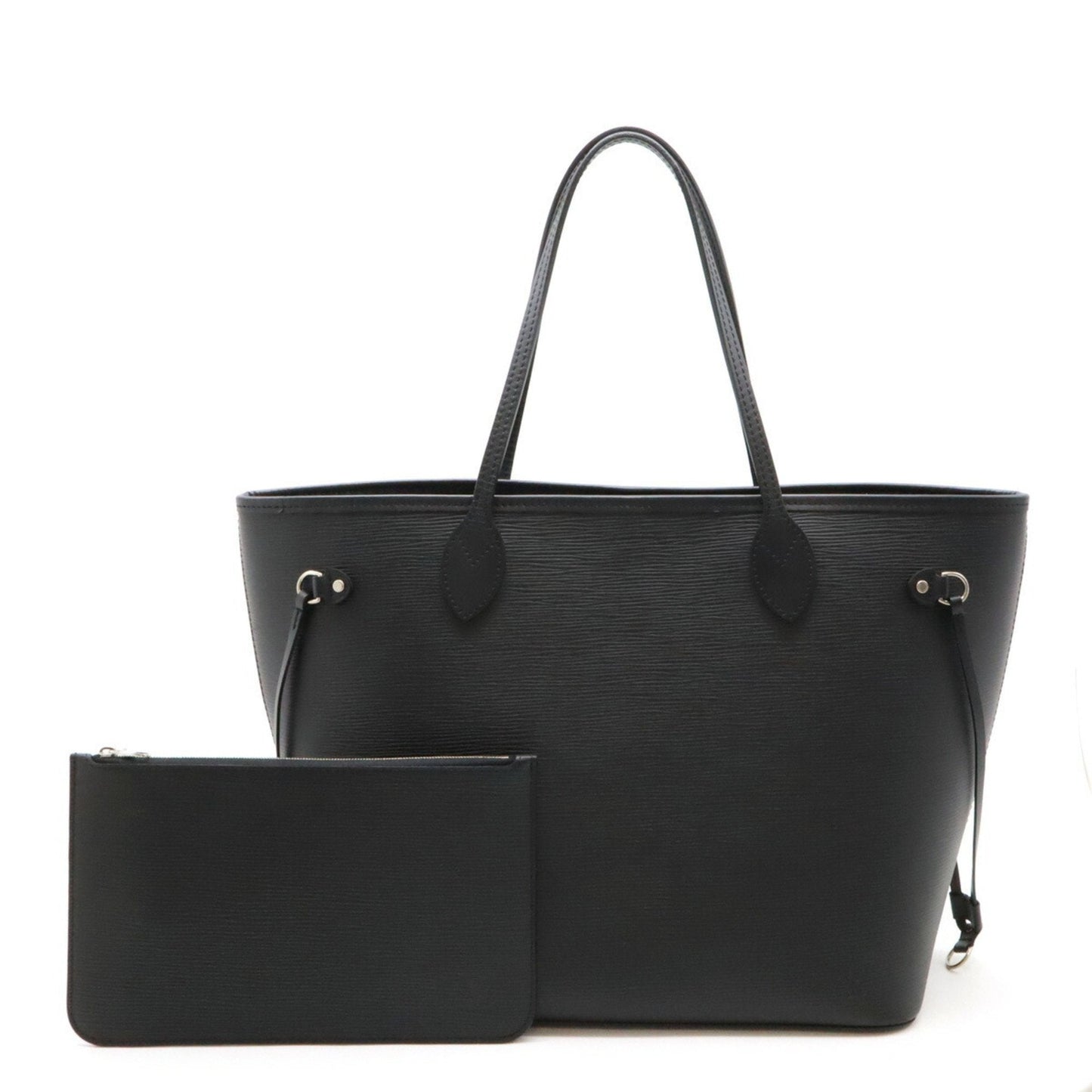 Neverfull MM Tote Black Leather