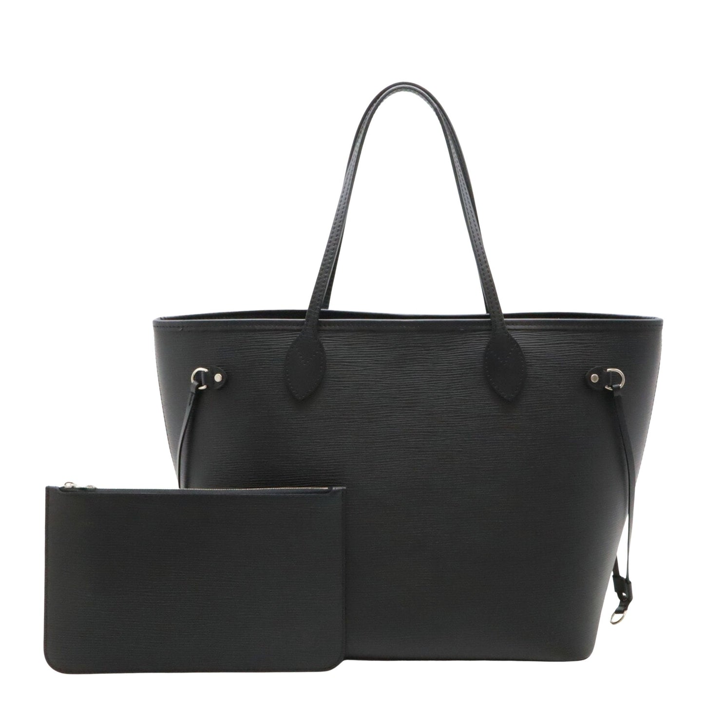 Neverfull MM Tote Black Leather
