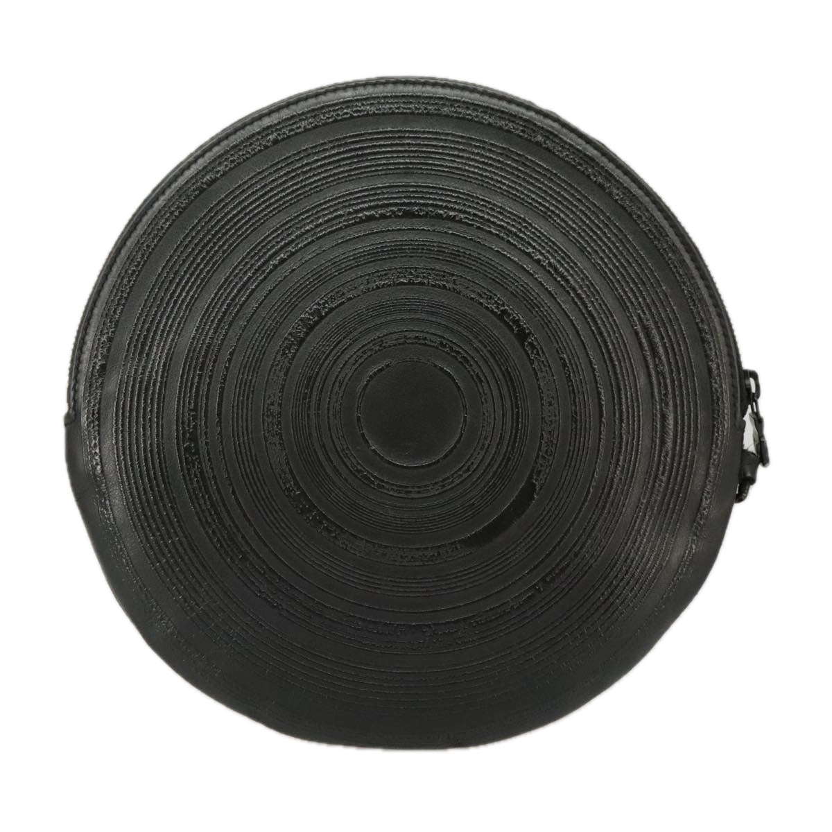Record Vinyl Clutch Black