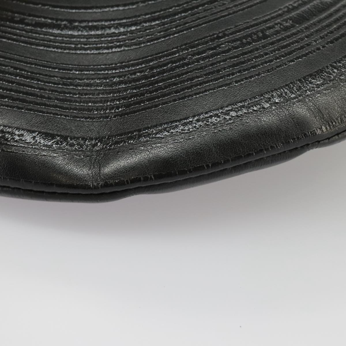 Record Vinyl Clutch Black
