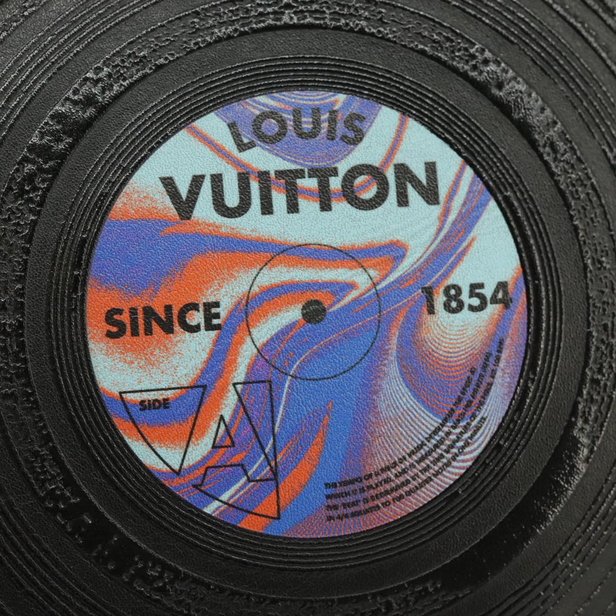 Record Vinyl Clutch Black