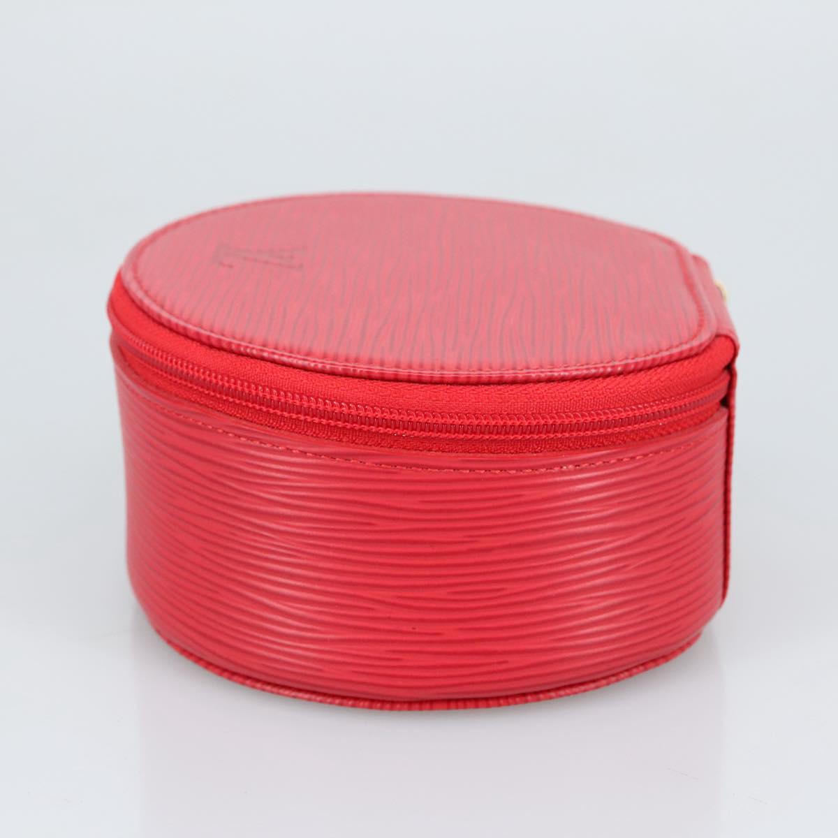 Epi Leather Round Cosmetic Case