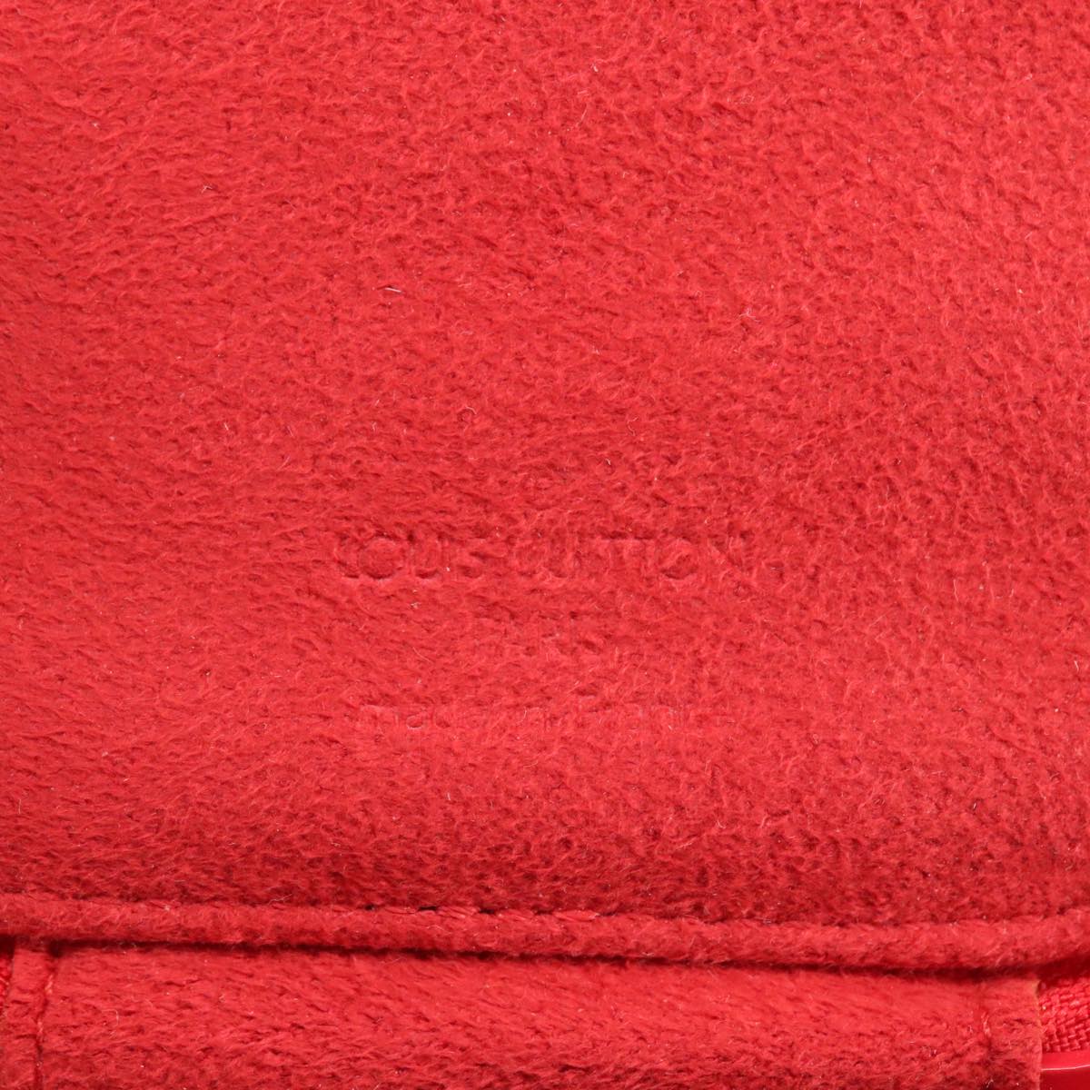 Epi Leather Round Cosmetic Case
