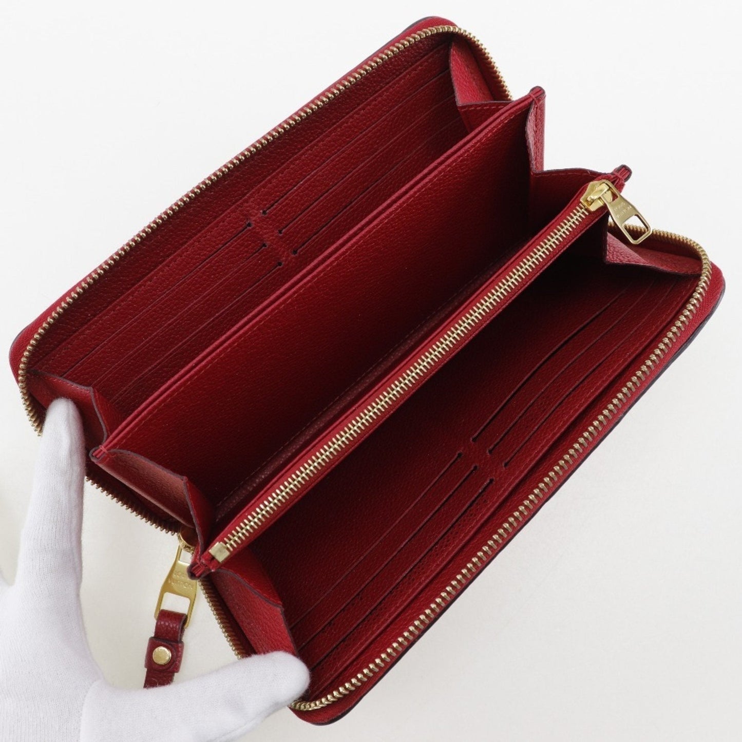 Zippy Wallet Monogram Empreinte Red