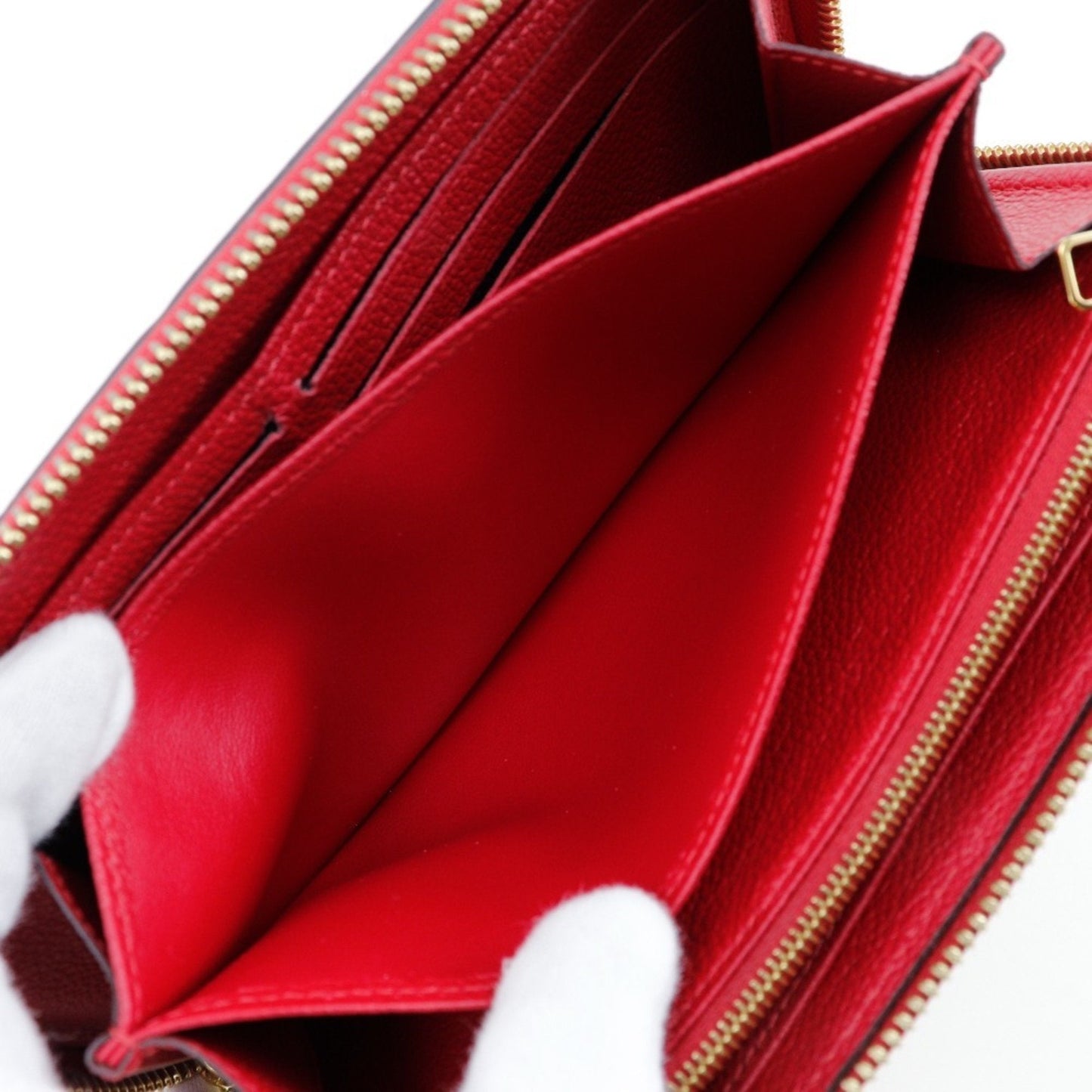 Zippy Wallet Monogram Empreinte Red