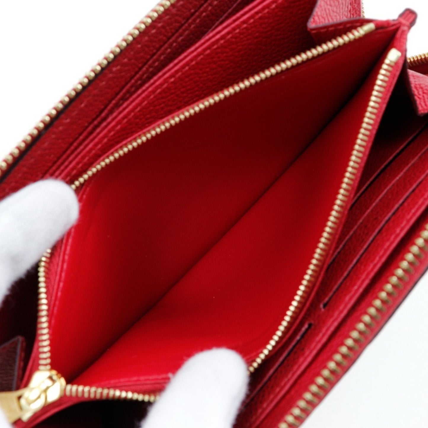 Zippy Wallet Monogram Empreinte Red