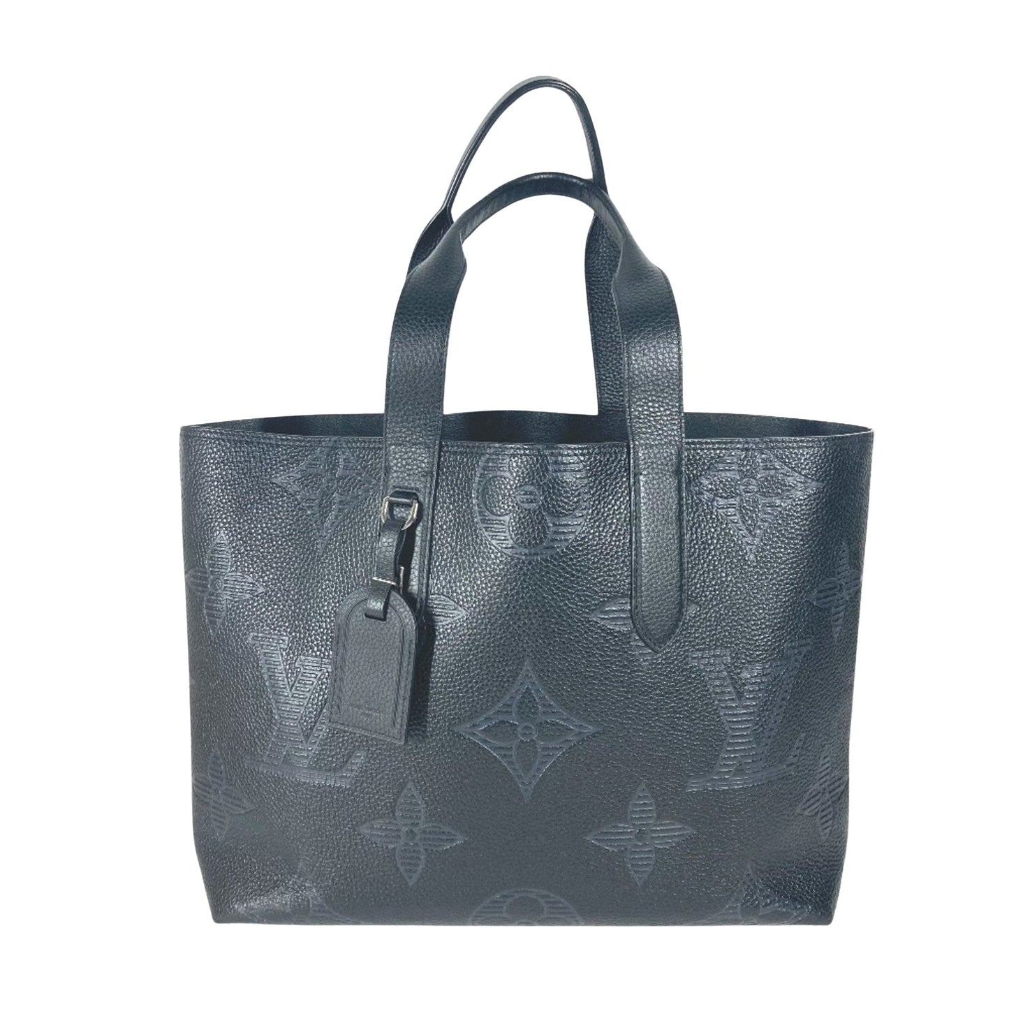 Leather Cabas Voyage Tote Bag
