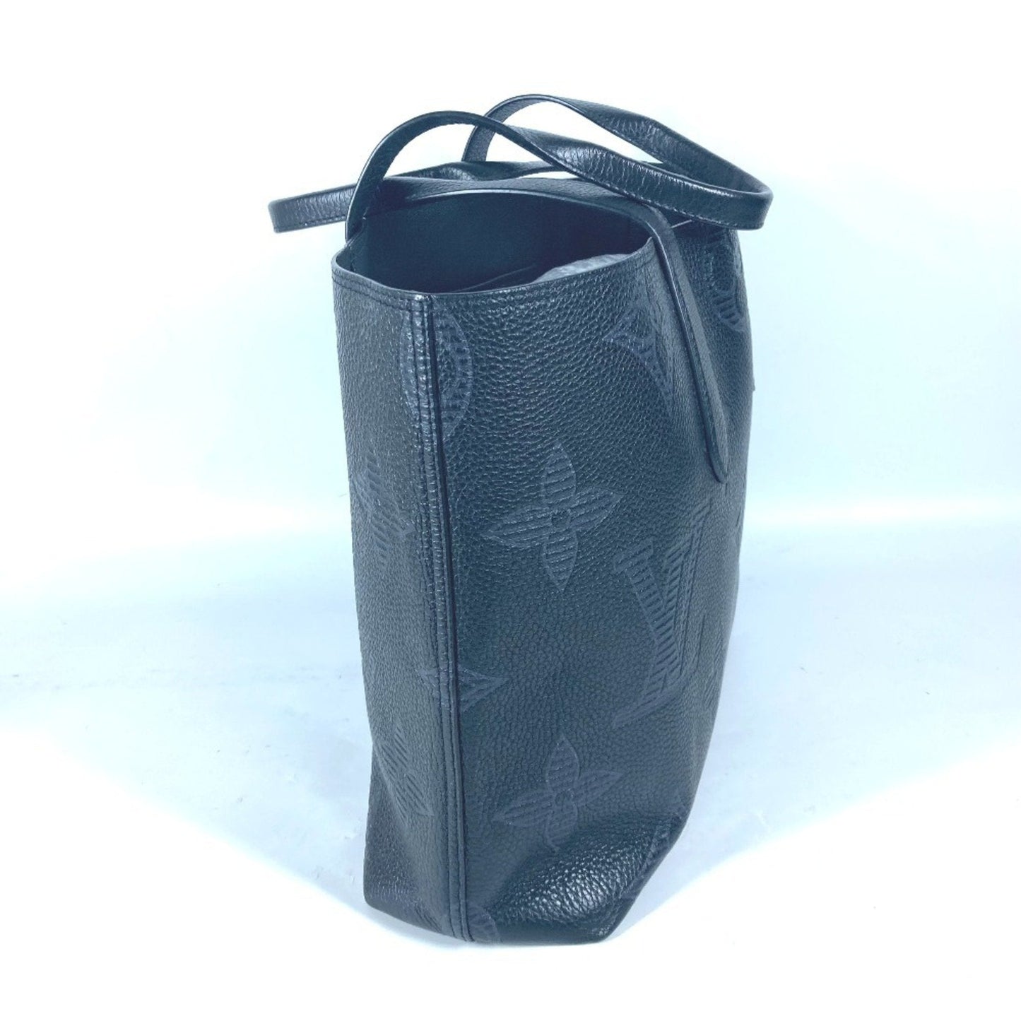 Leather Cabas Voyage Tote Bag