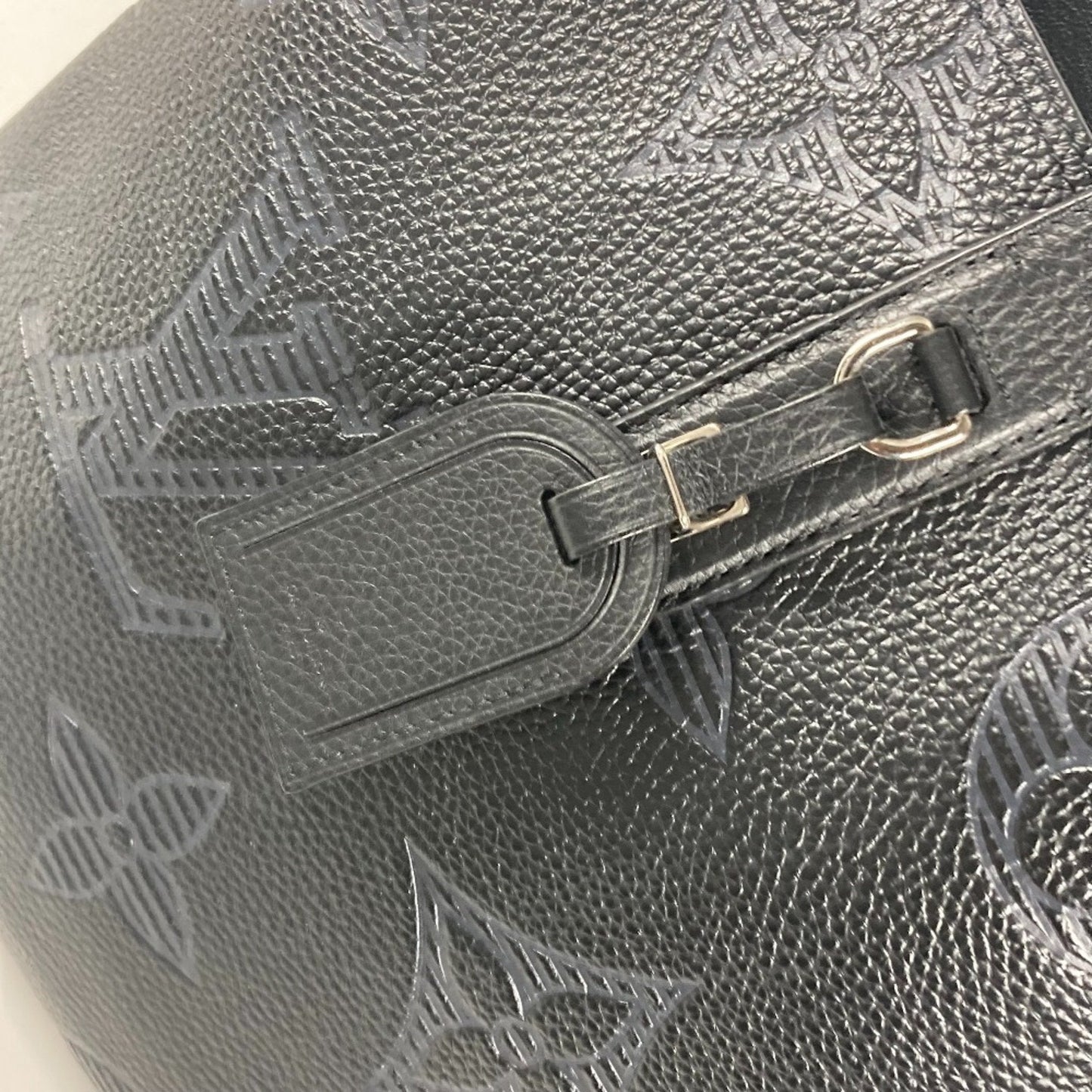Leather Cabas Voyage Tote Bag