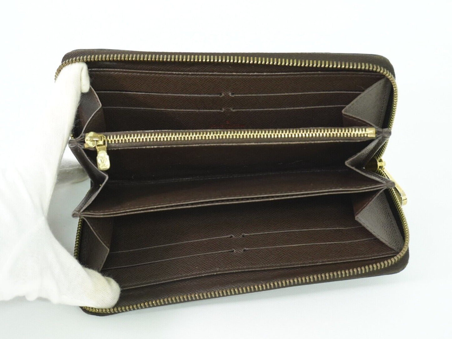 Damier Azur Canvas Zip Wallet N60019