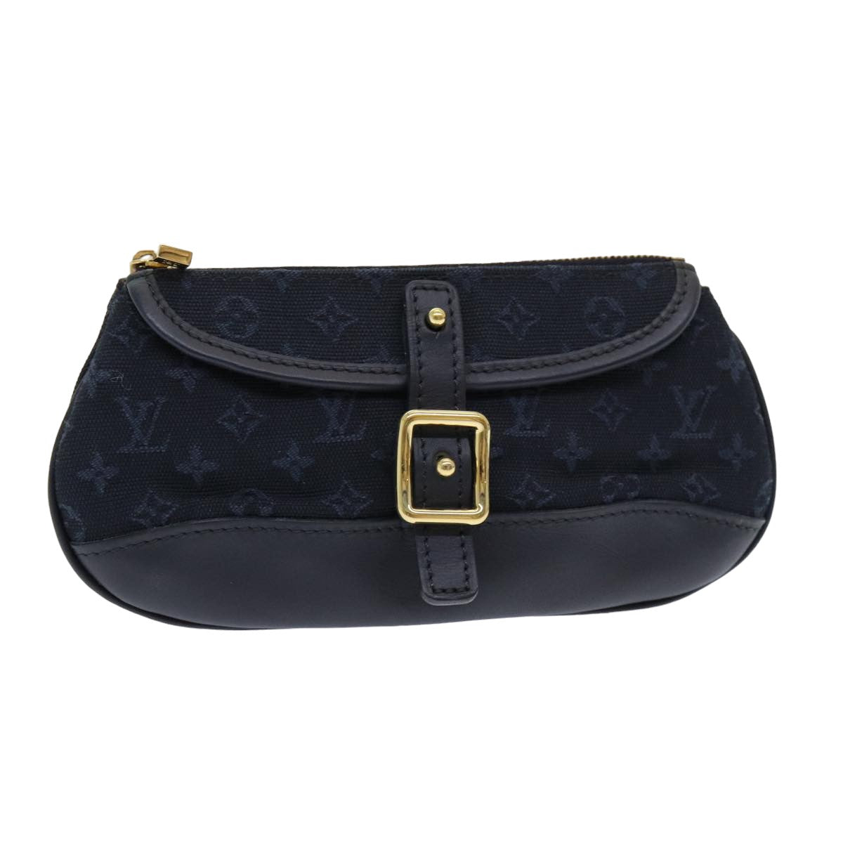 Pochette Monogram Denim Clutch