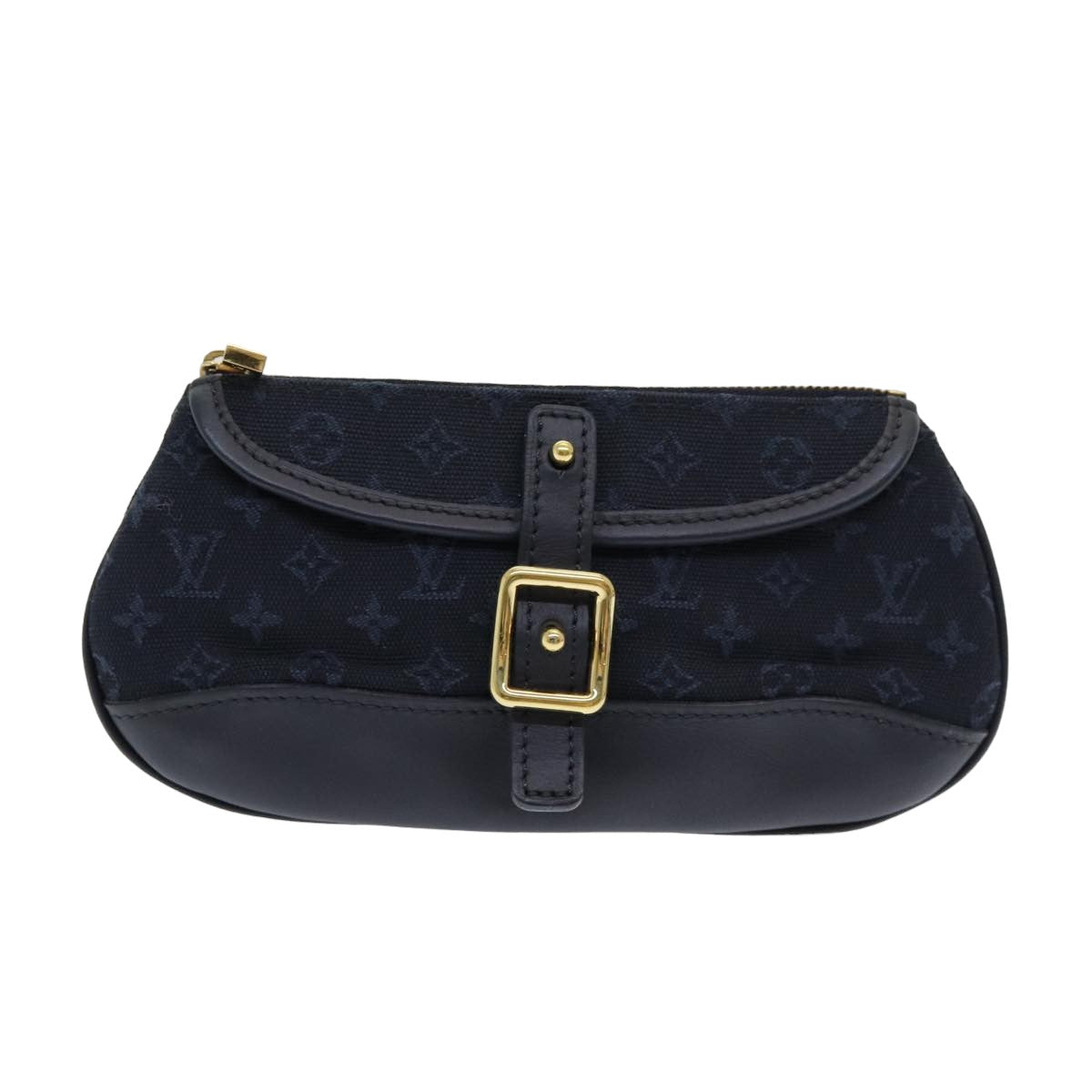 Pochette Monogram Denim Clutch