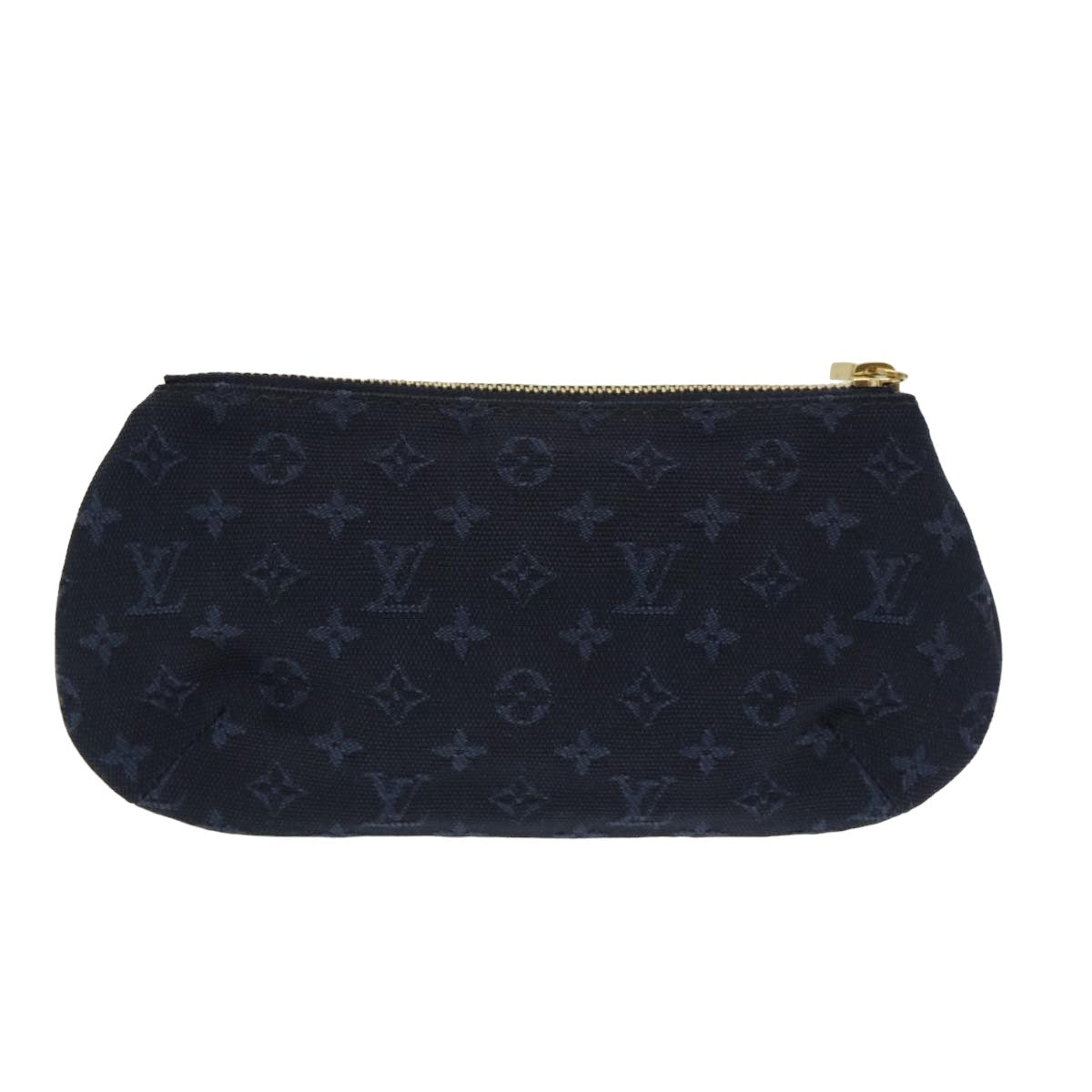Pochette Monogram Denim Clutch