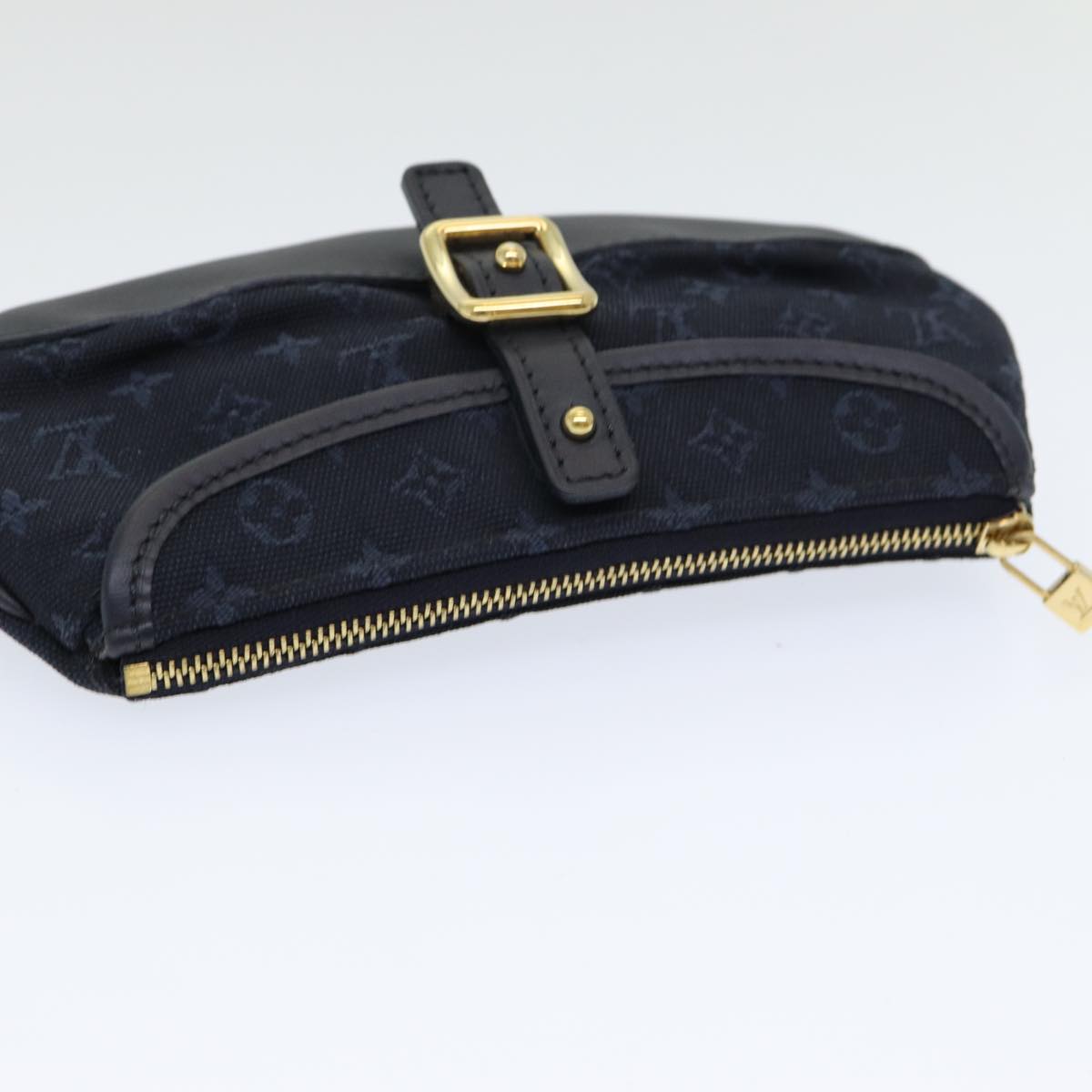 Pochette Monogram Denim Clutch