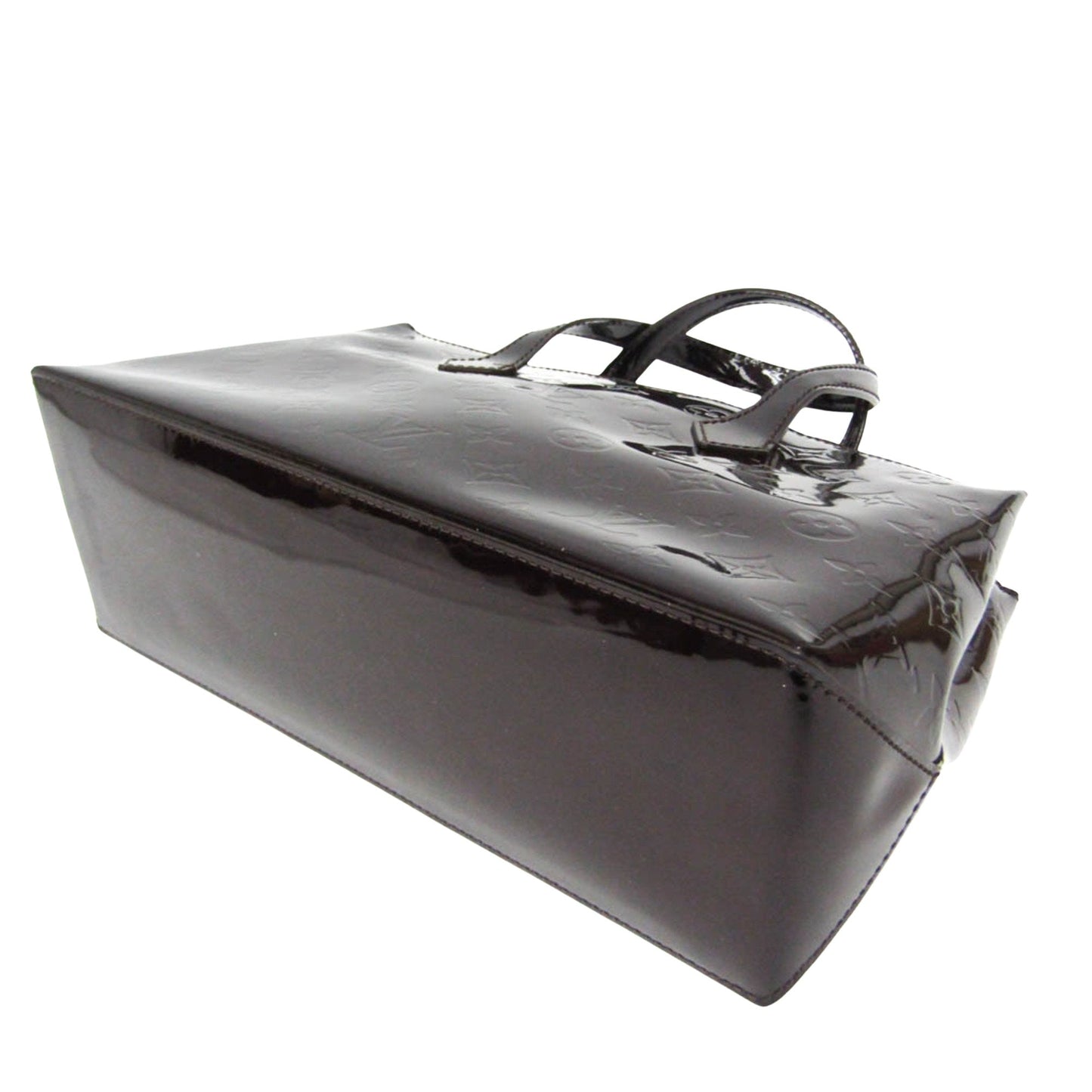 Patent Leather Tote Bag with Slight Wear