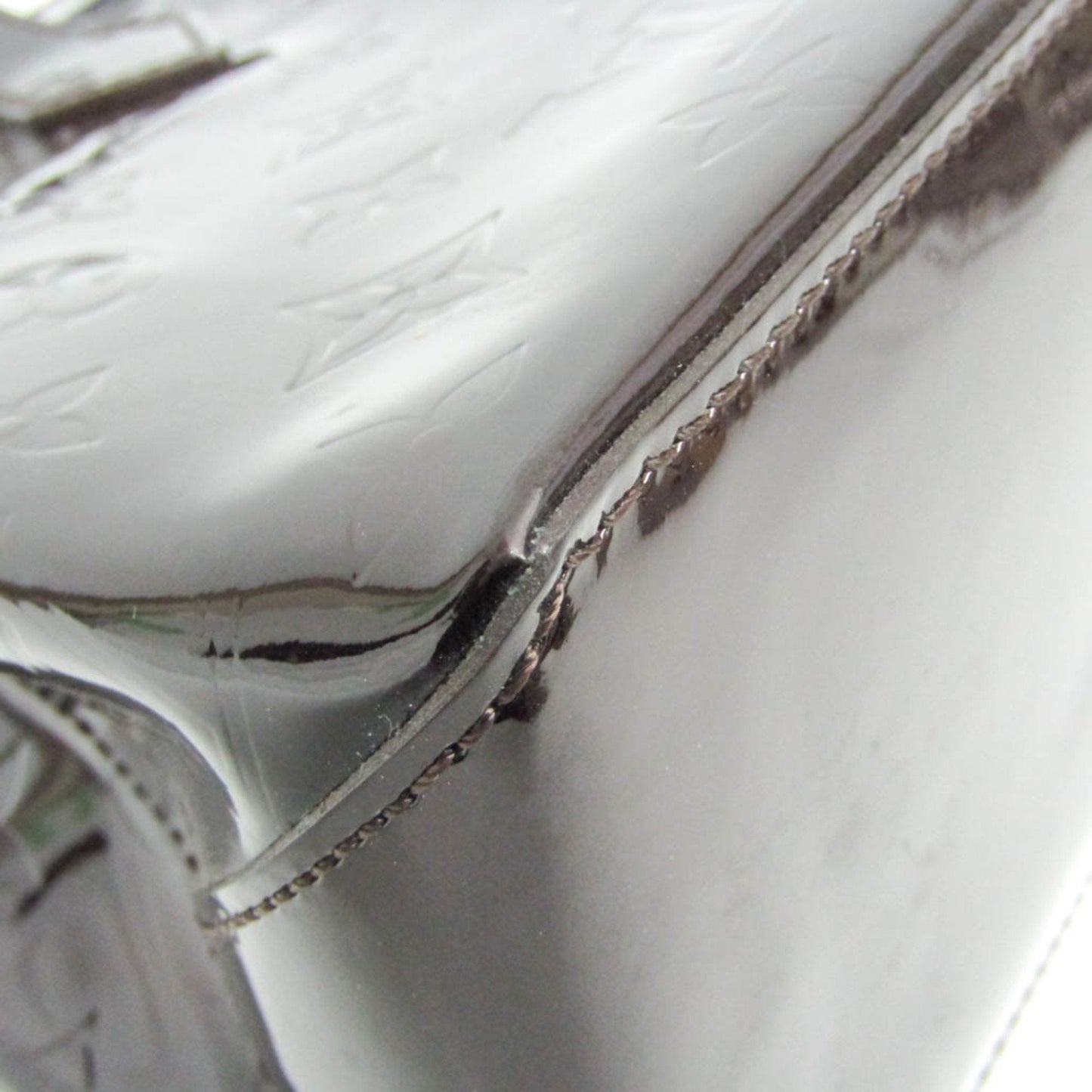 Patent Leather Tote Bag with Slight Wear