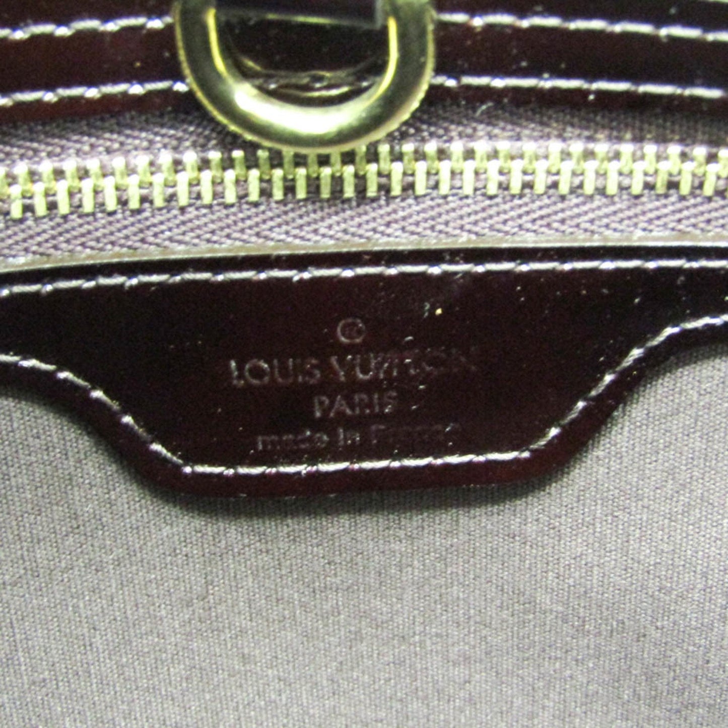 Patent Leather Tote Bag with Slight Wear