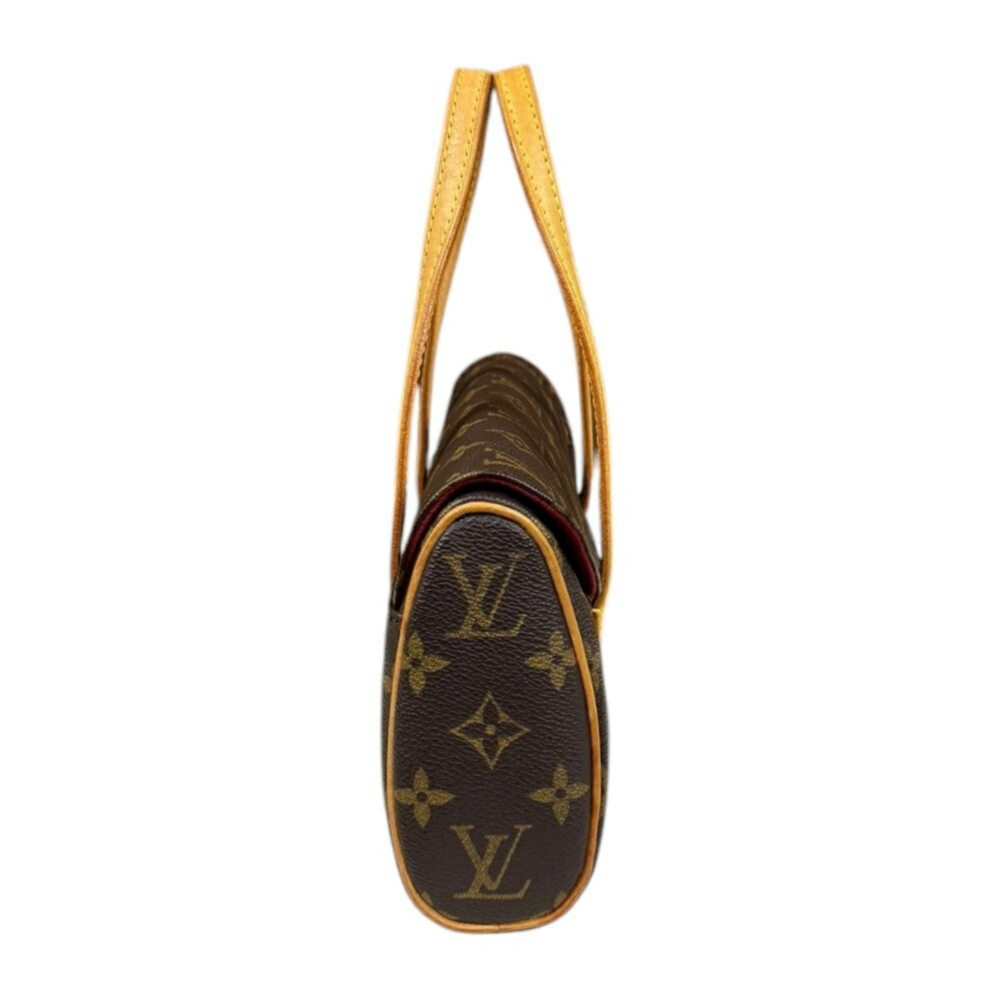 Canvas Handbag with Slight Wear and Scratches