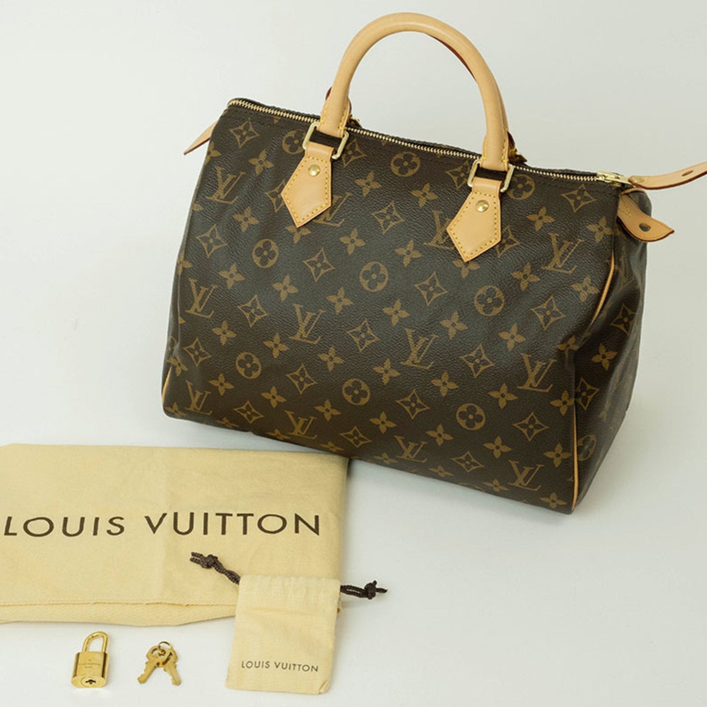 Speedy 25 Monogram Canvas Satchel