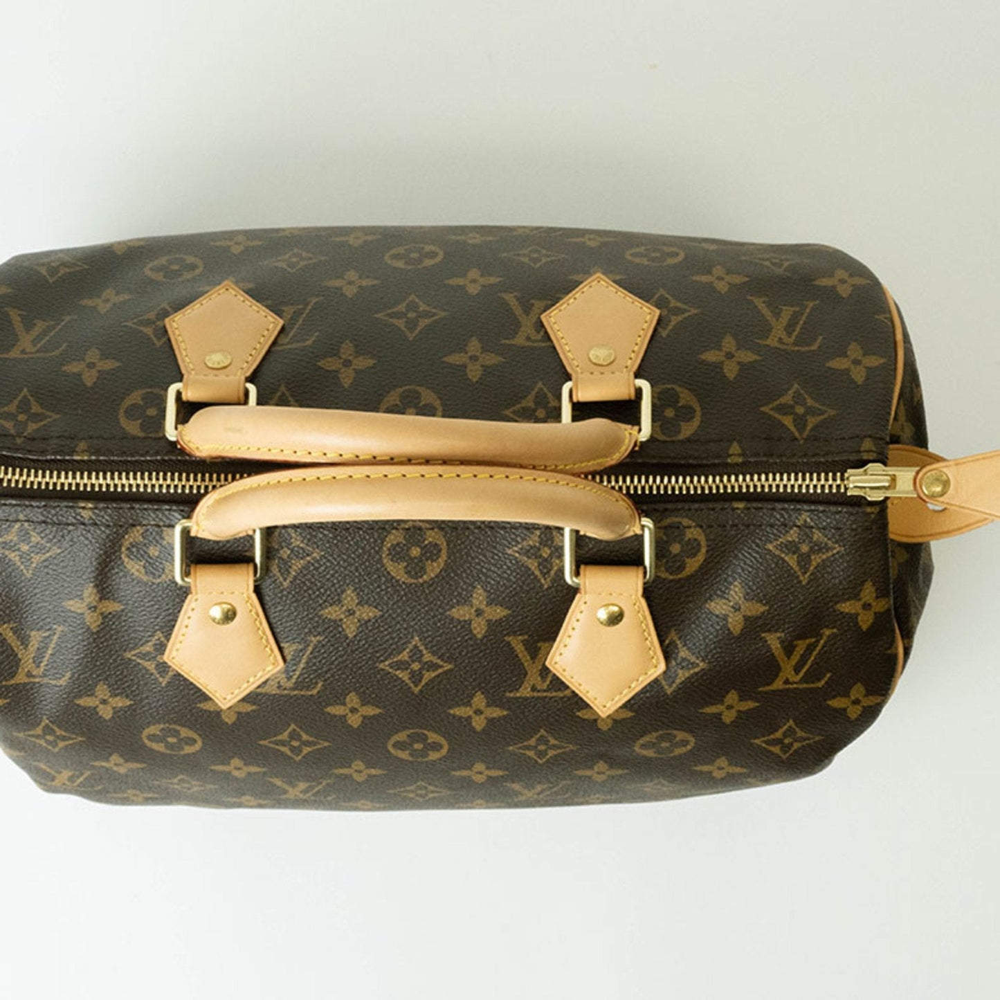 Speedy 25 Monogram Canvas Satchel