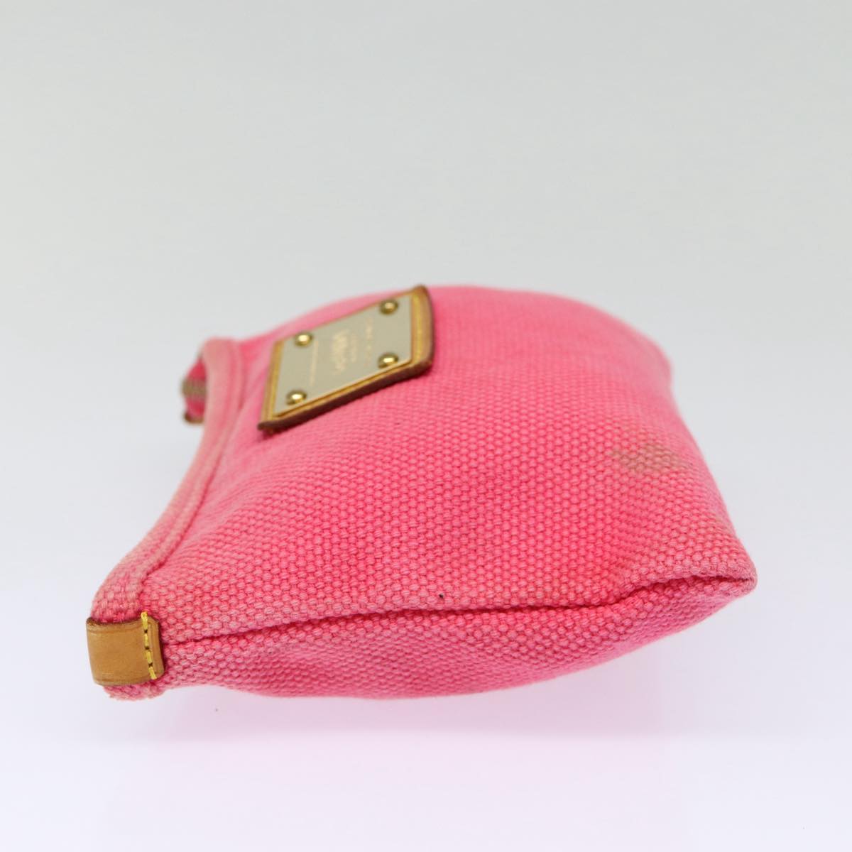 Cosmetic Pouch Pink Canvas