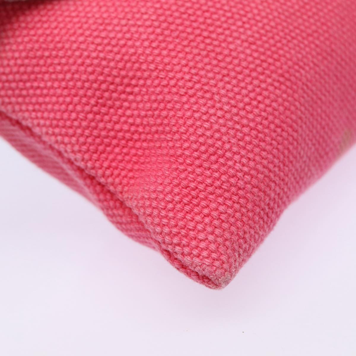 Cosmetic Pouch Pink Canvas