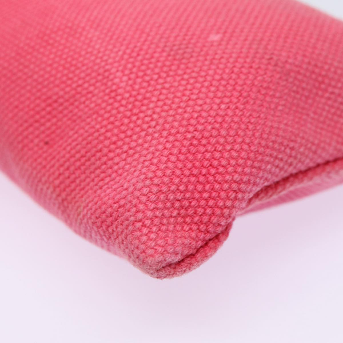 Cosmetic Pouch Pink Canvas