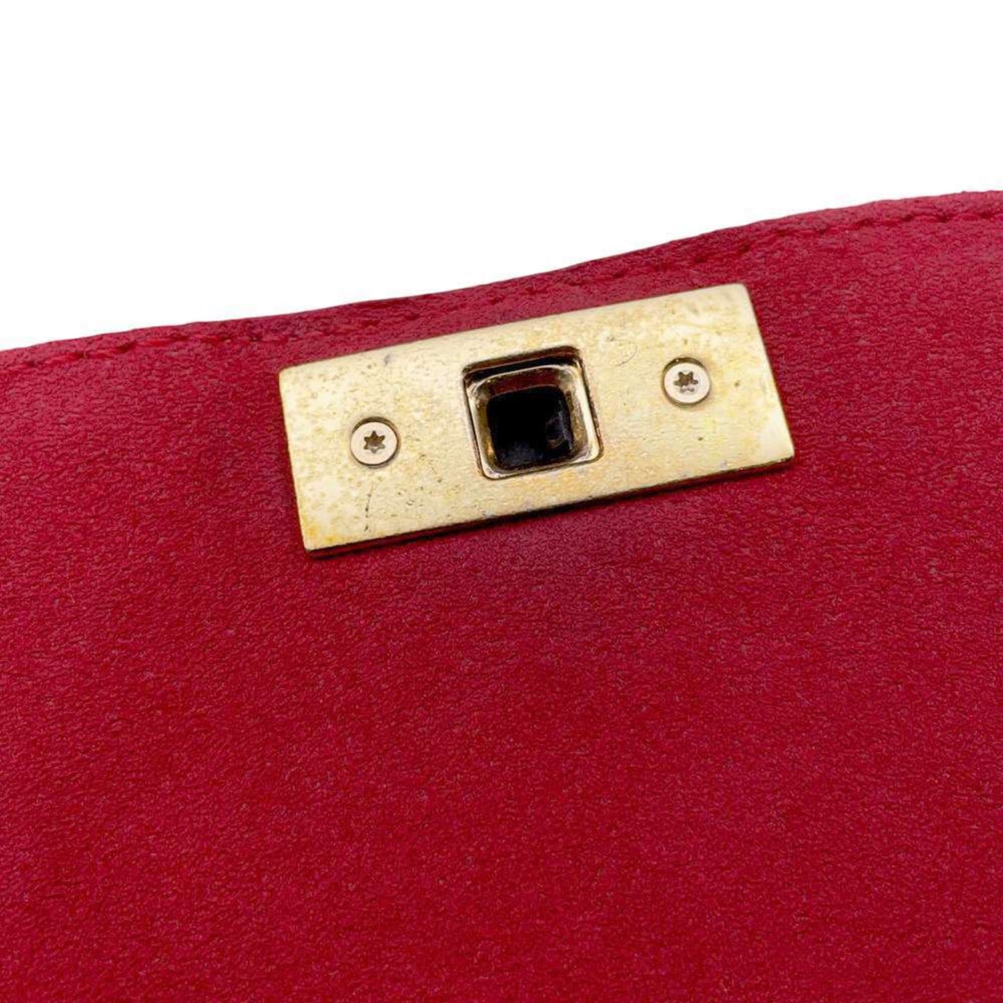 Petite Malle Red Shoulder Bag