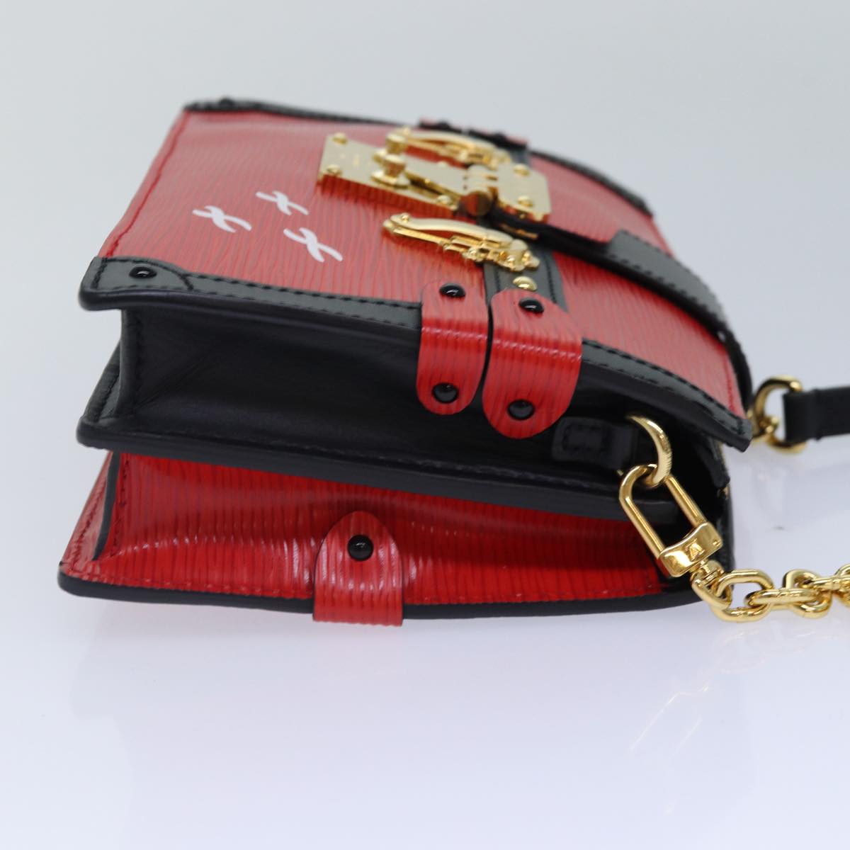Petite Malle Red Epi Leather