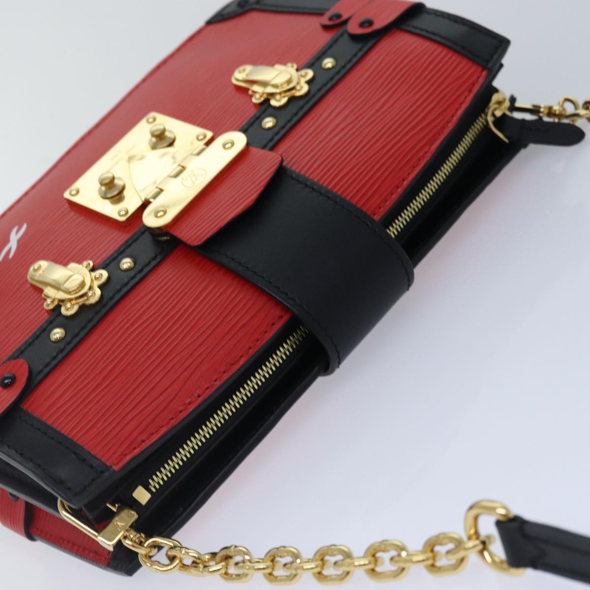 Petite Malle Red Epi Leather