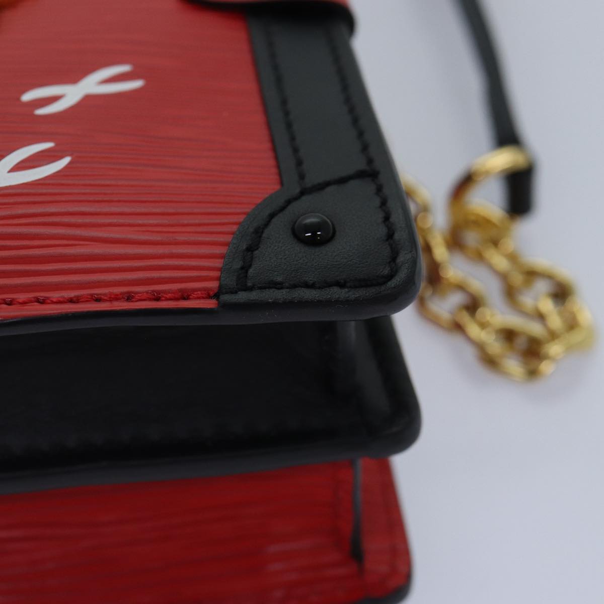 Petite Malle Red Epi Leather