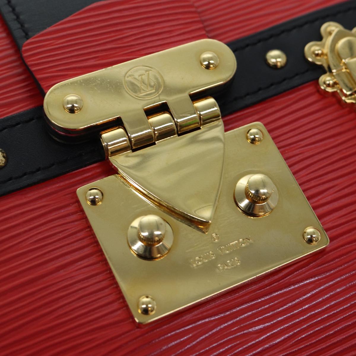 Petite Malle Red Epi Leather