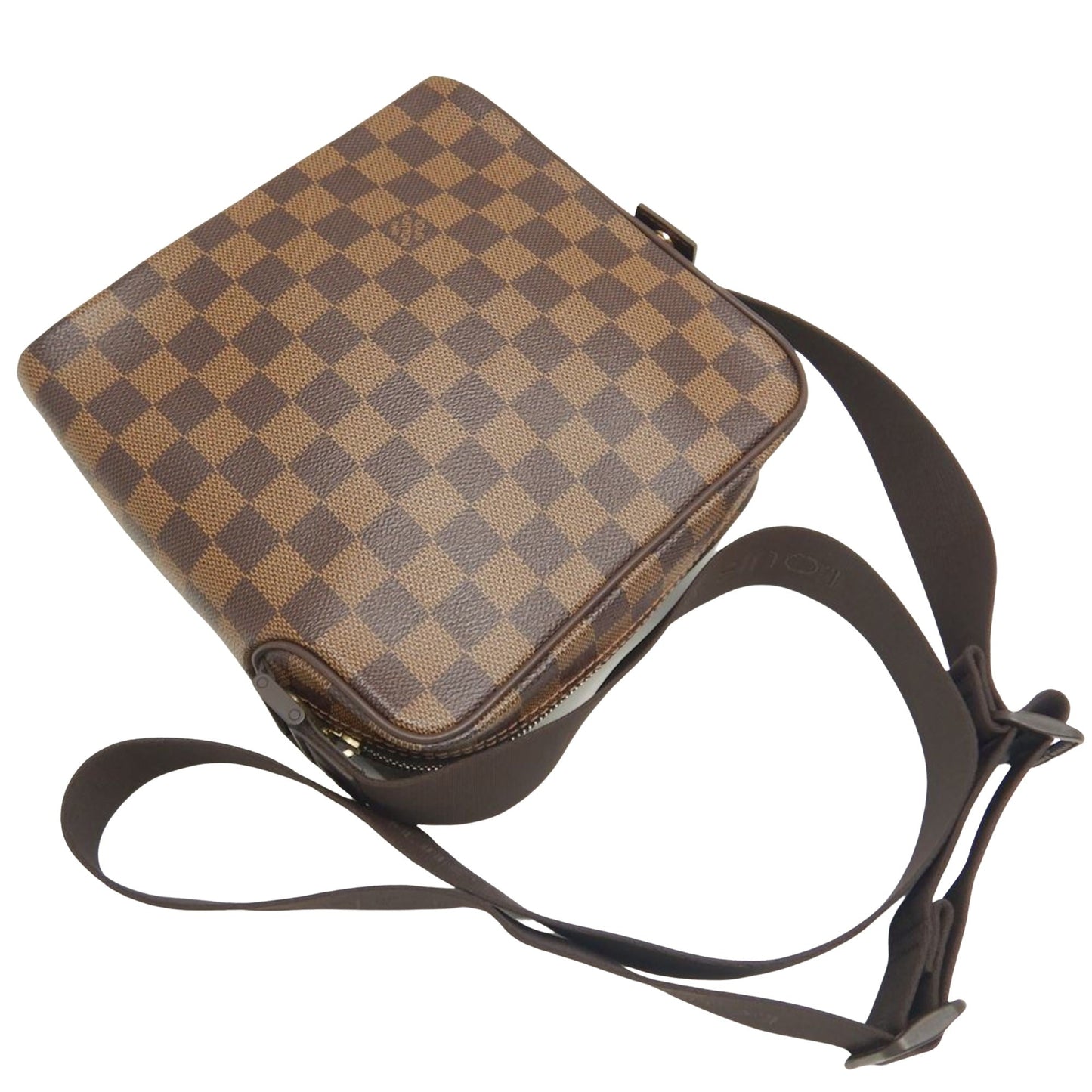 Pochette Damier Azur Canvas Shoulder Bag