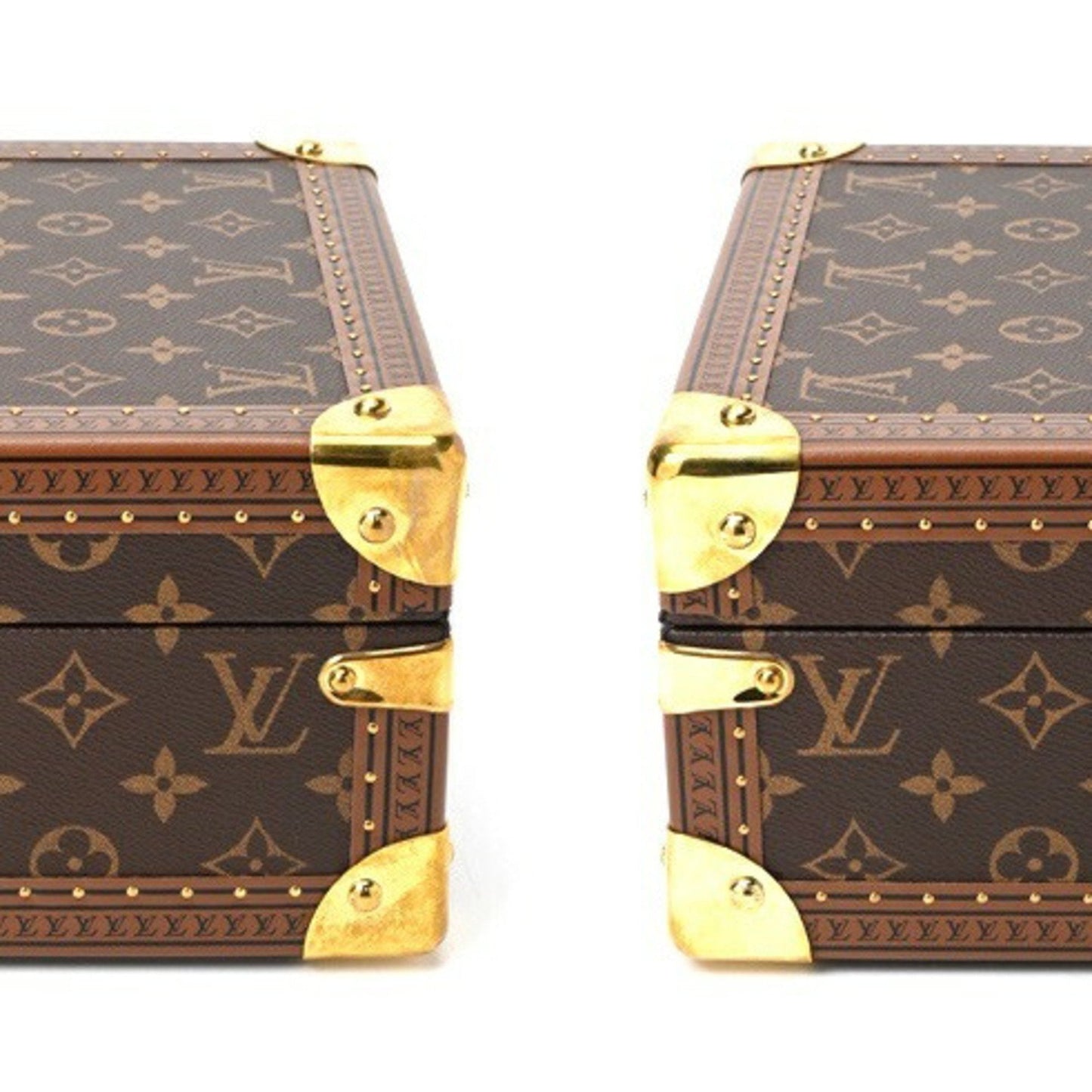 Luxury Canvas Trunk with Key and Pouch
