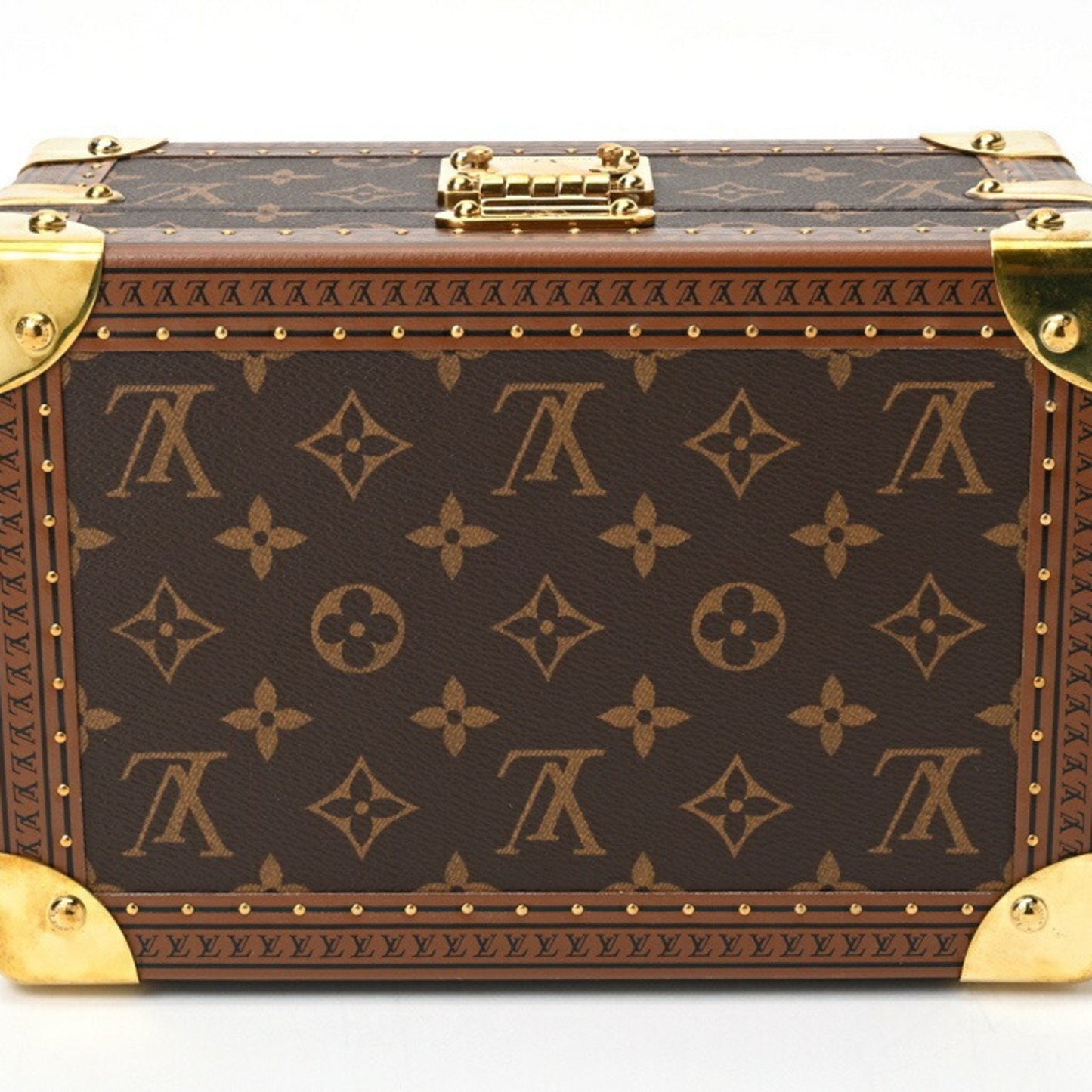 Luxury Canvas Trunk with Key and Pouch