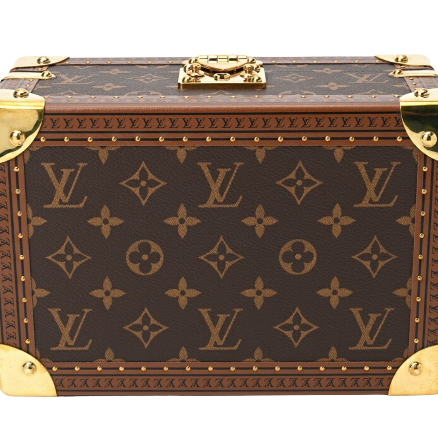 Luxury Canvas Trunk with Key and Pouch