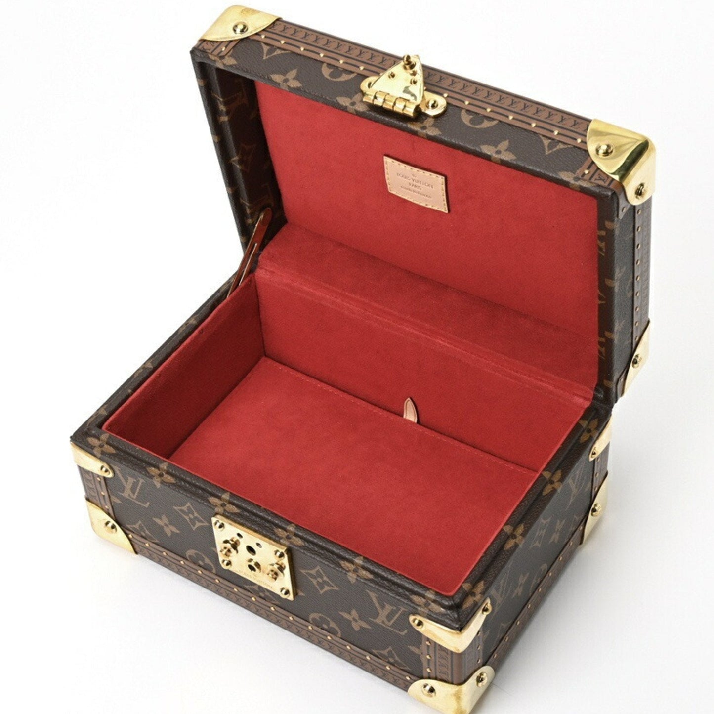 Luxury Canvas Trunk with Key and Pouch