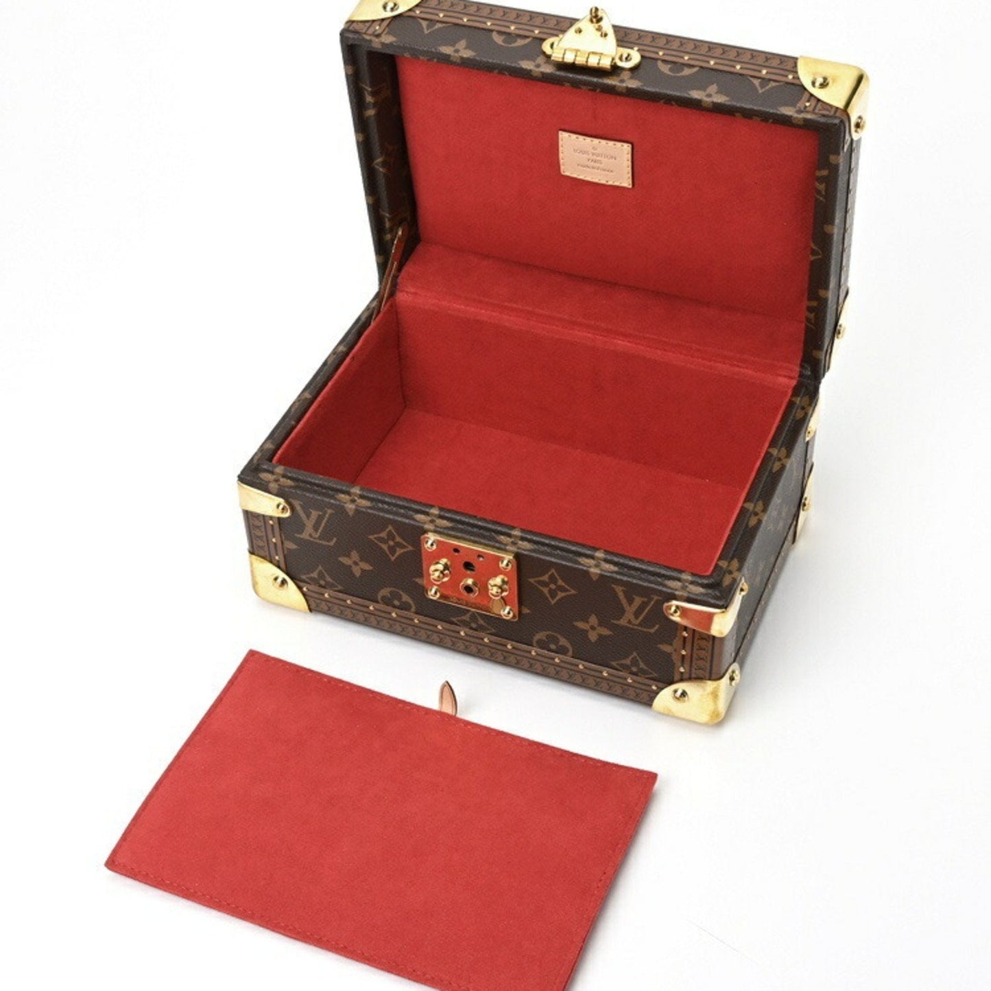 Luxury Canvas Trunk with Key and Pouch