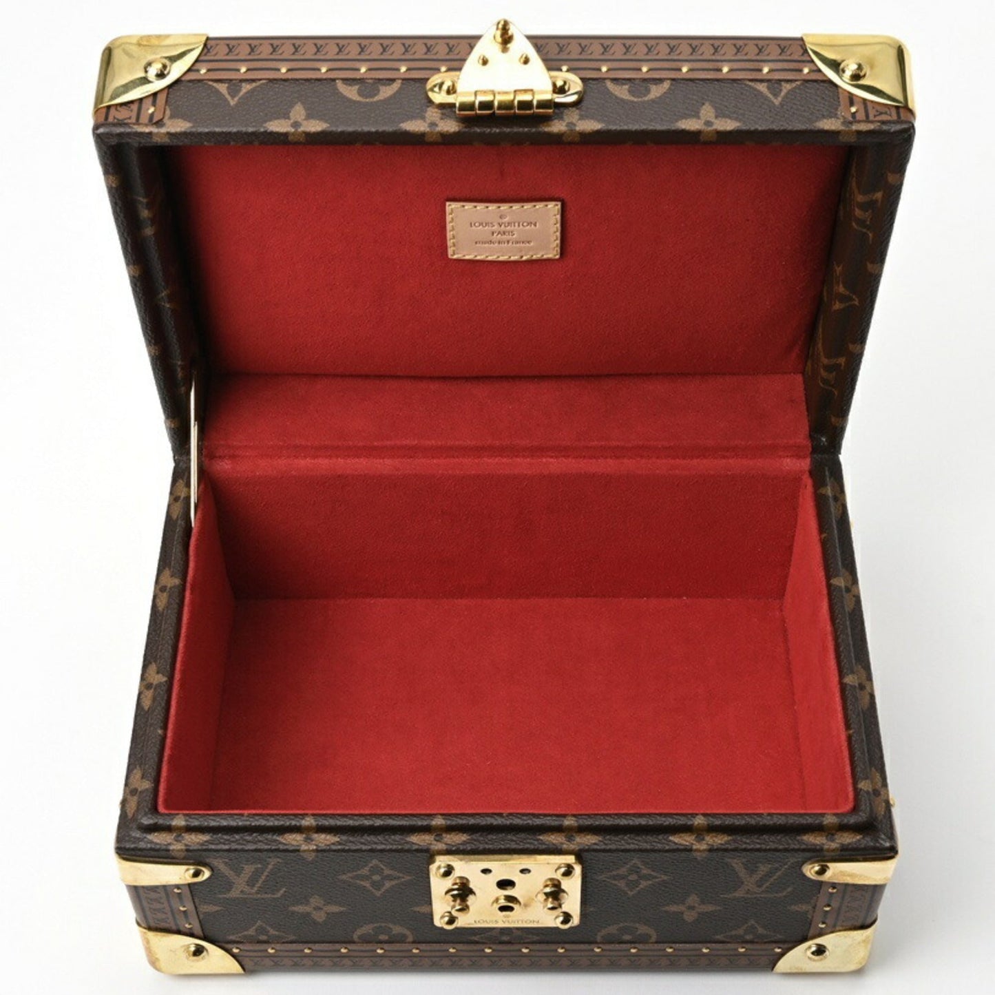 Luxury Canvas Trunk with Key and Pouch