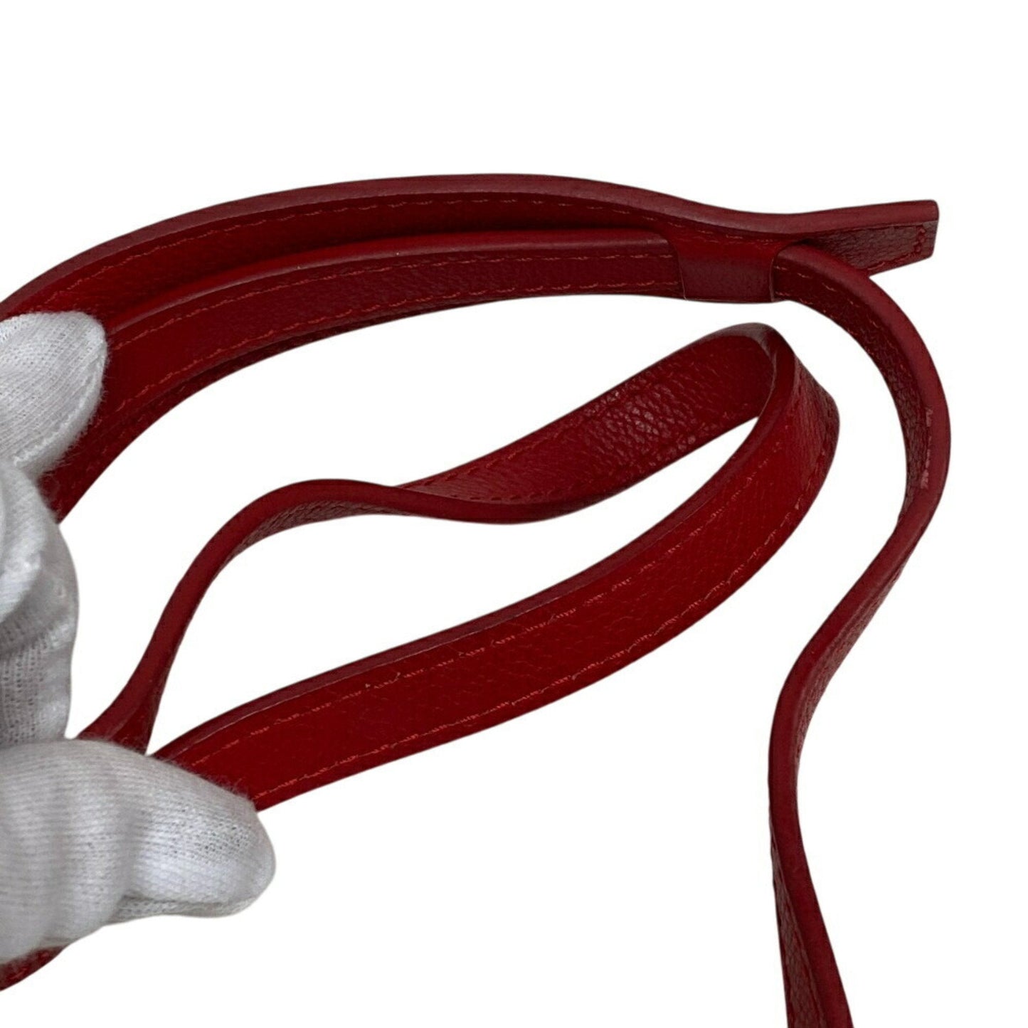 LV Pont 9 Red Leather Chain Bag