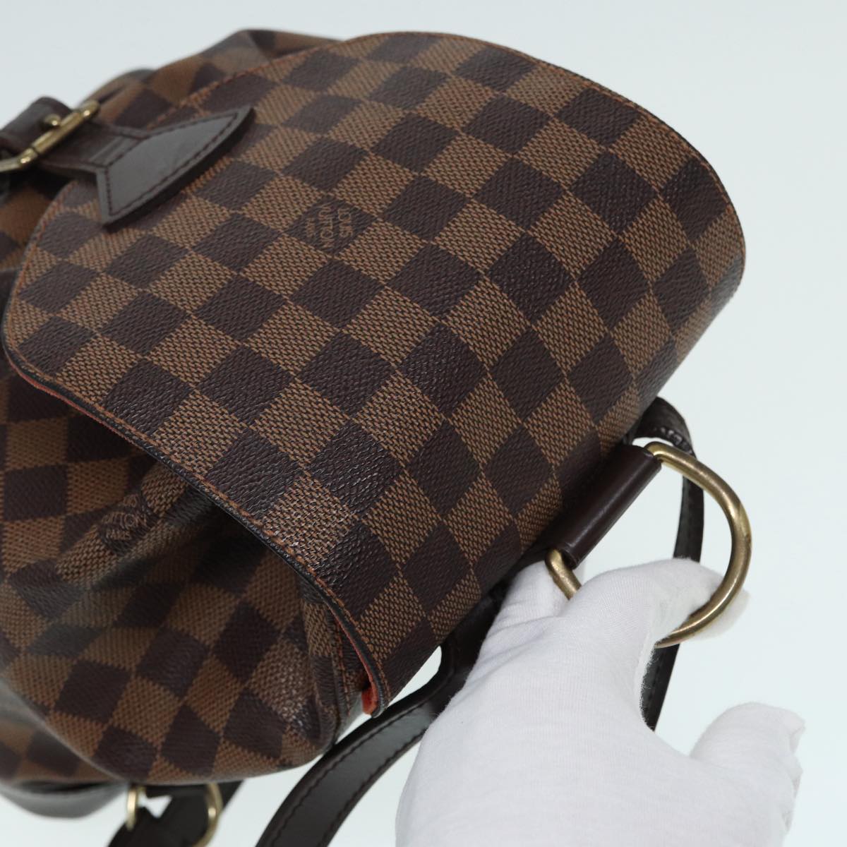 Damier Azur Canvas Backpack Drawstring Backpack N51105