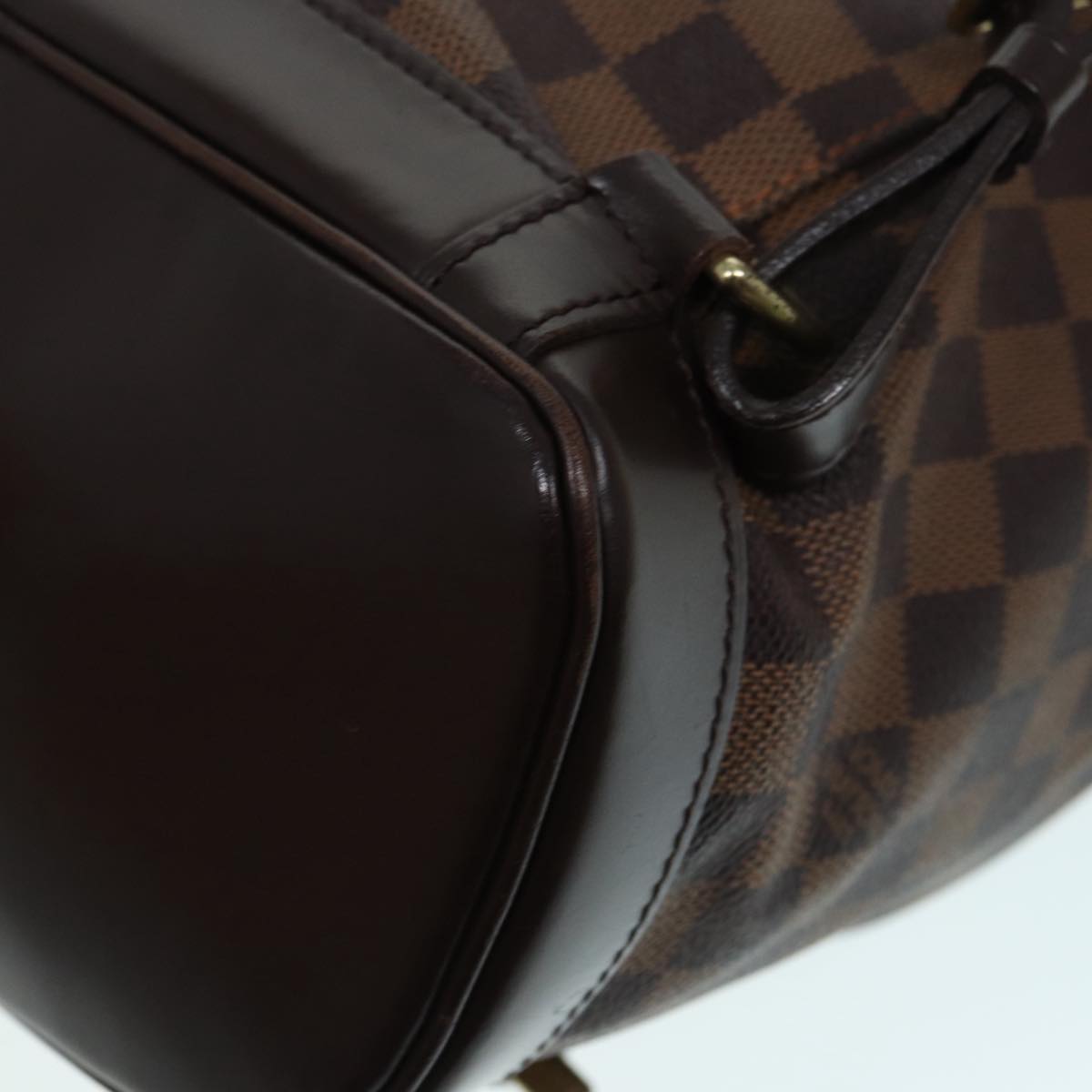 Damier Azur Canvas Backpack Drawstring Backpack N51105