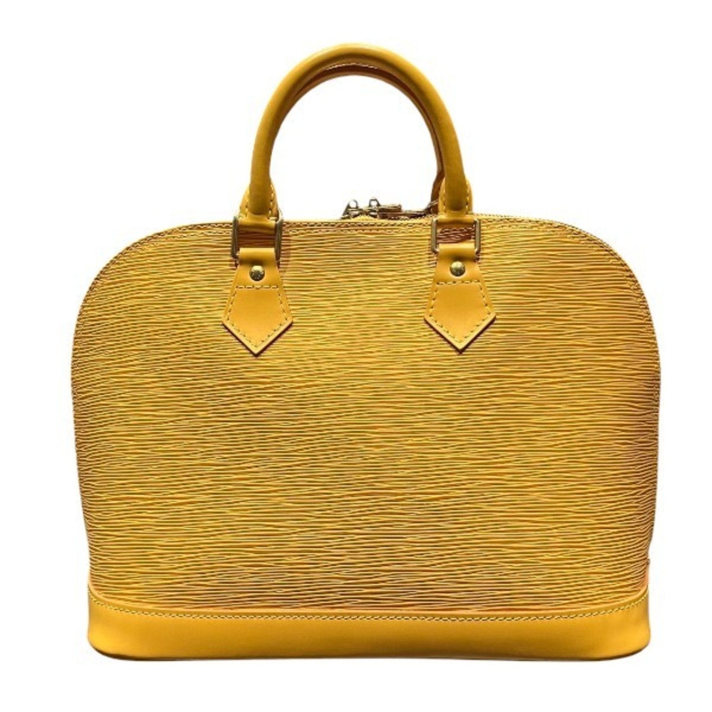 Alma BB Epi Leather Handbag Yellow