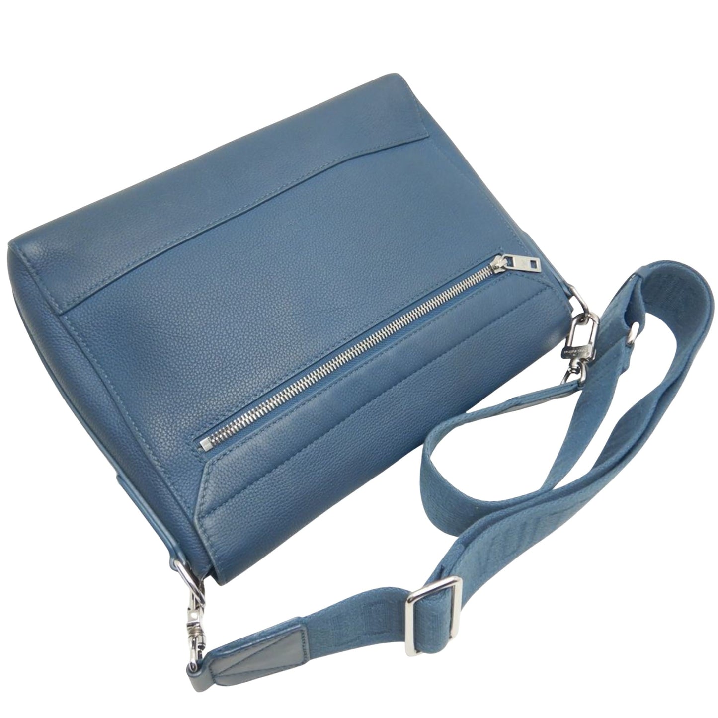 Elegant Leather Shoulder Bag with Dust Bag and Strap