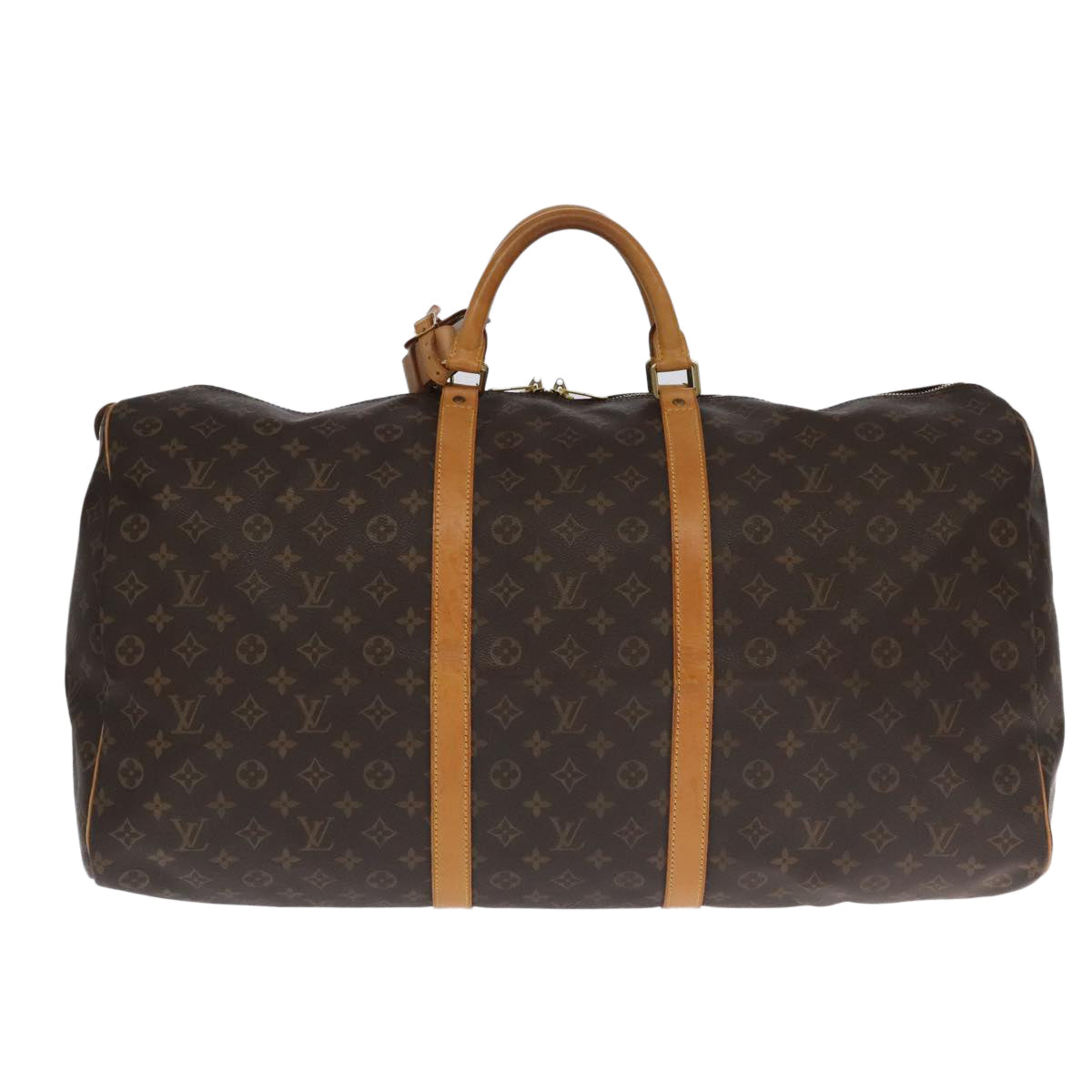 Keepall 60 Canvas Travel Bag with Name Tag