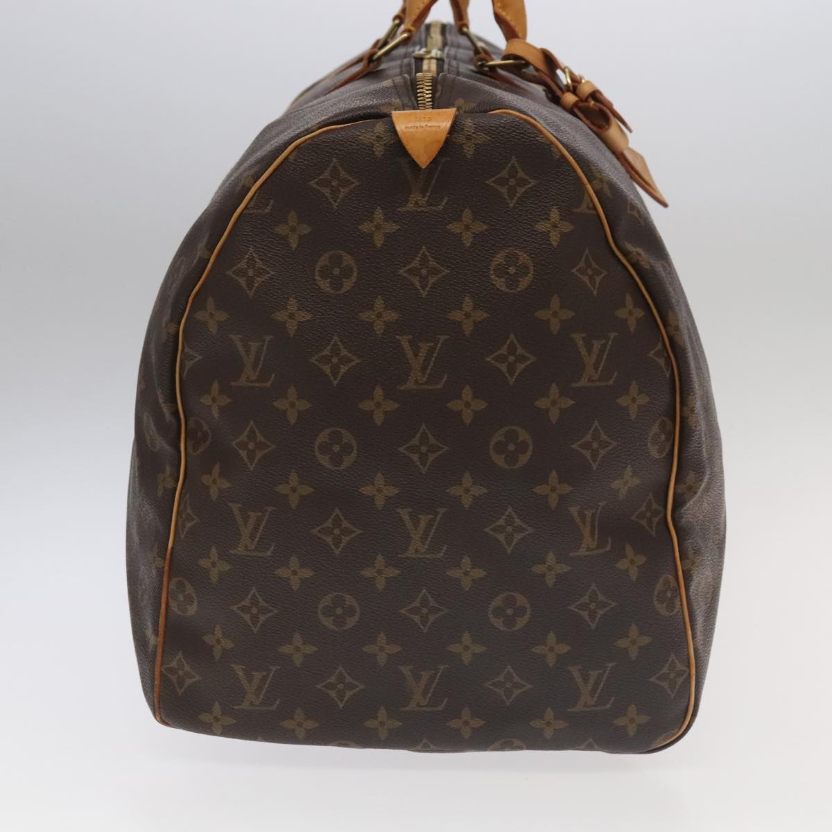 Keepall 60 Canvas Travel Bag with Name Tag