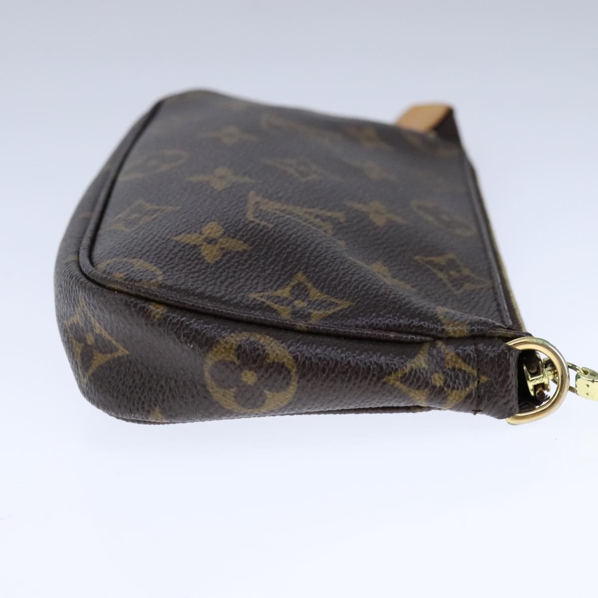 Canvas Mini Pochette Accessoires with Shoulder Strap