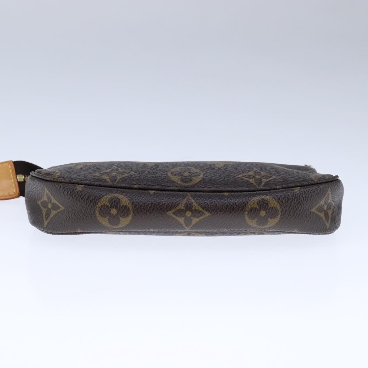 Canvas Mini Pochette Accessoires with Shoulder Strap